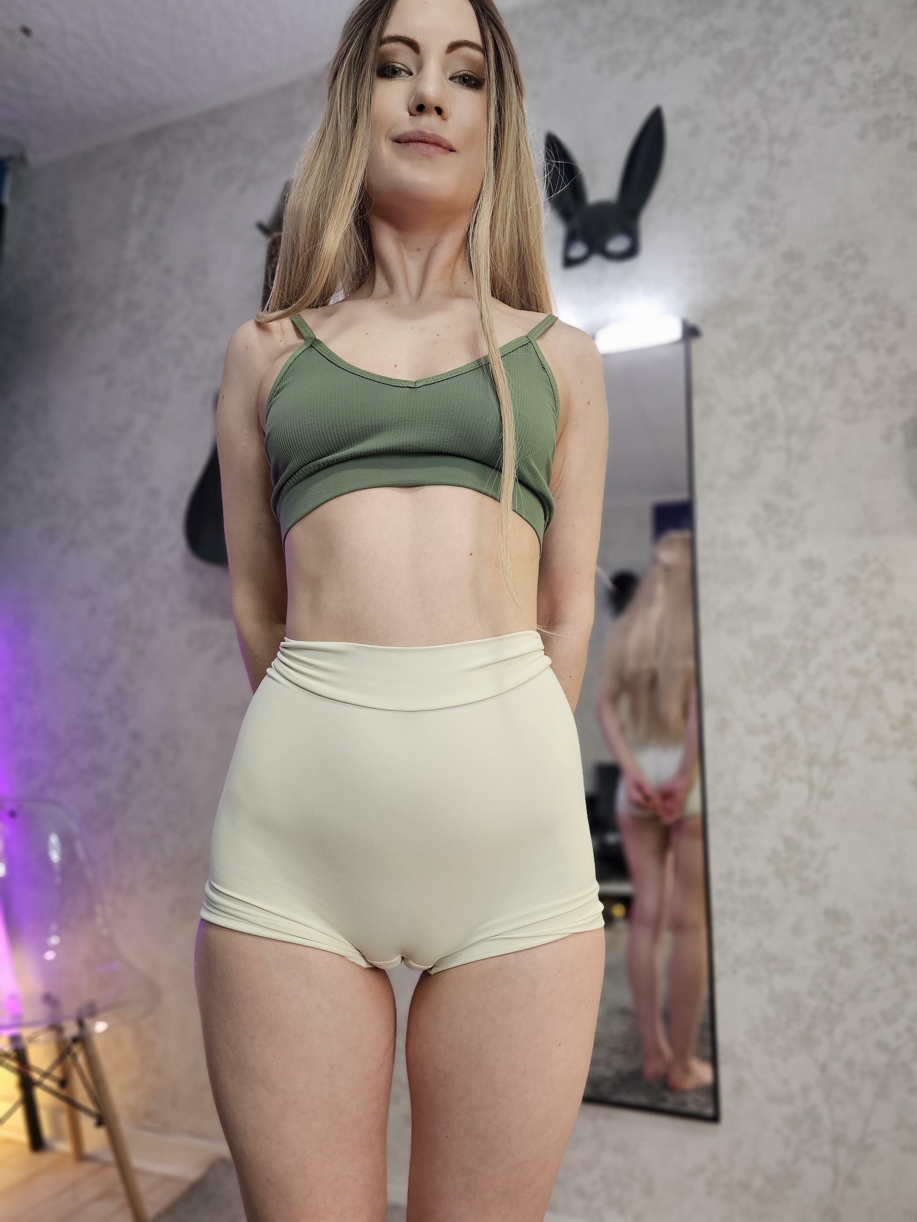 My face when you say the outfit's too distracting for the gym