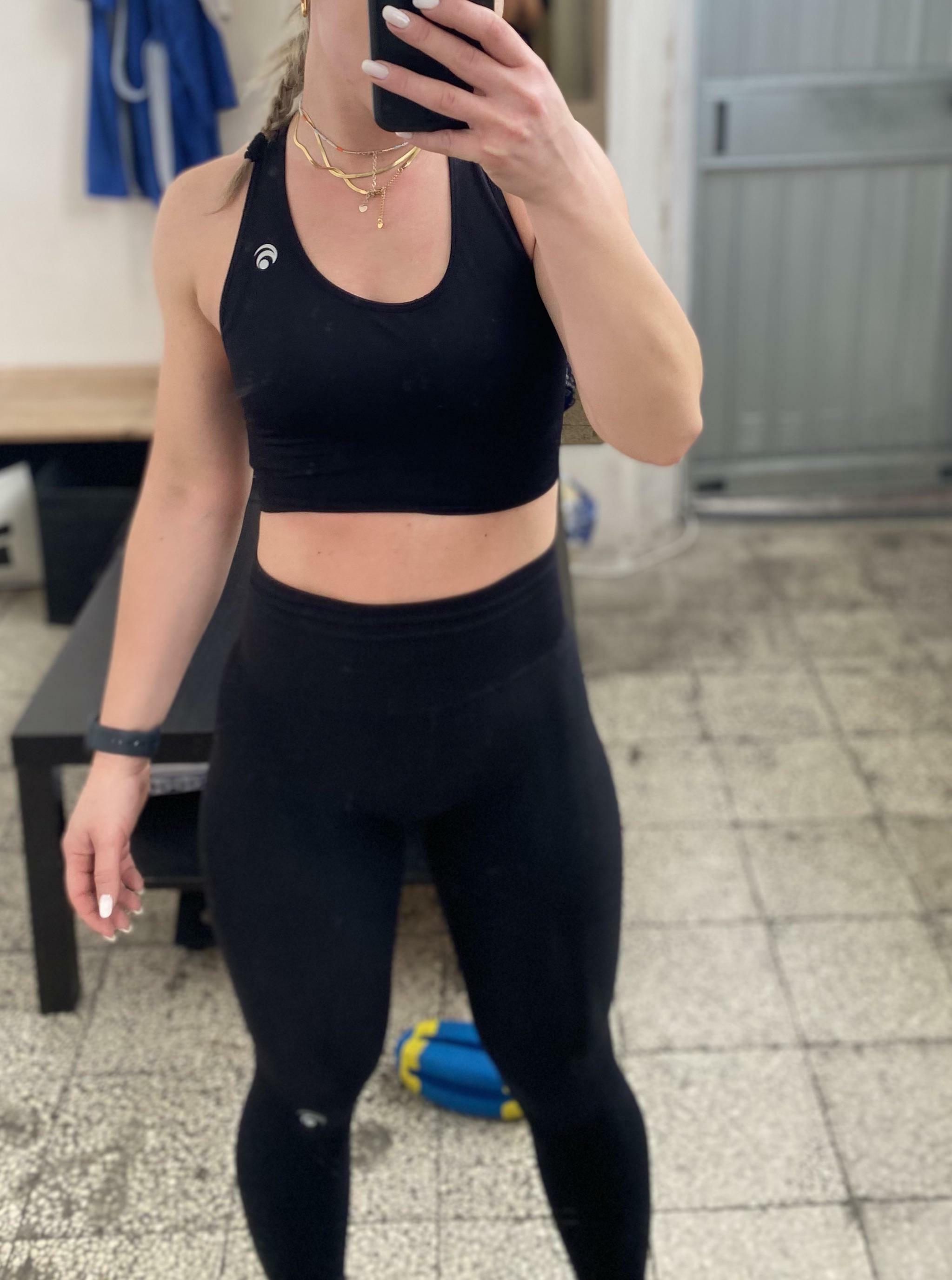 In mirror selfie