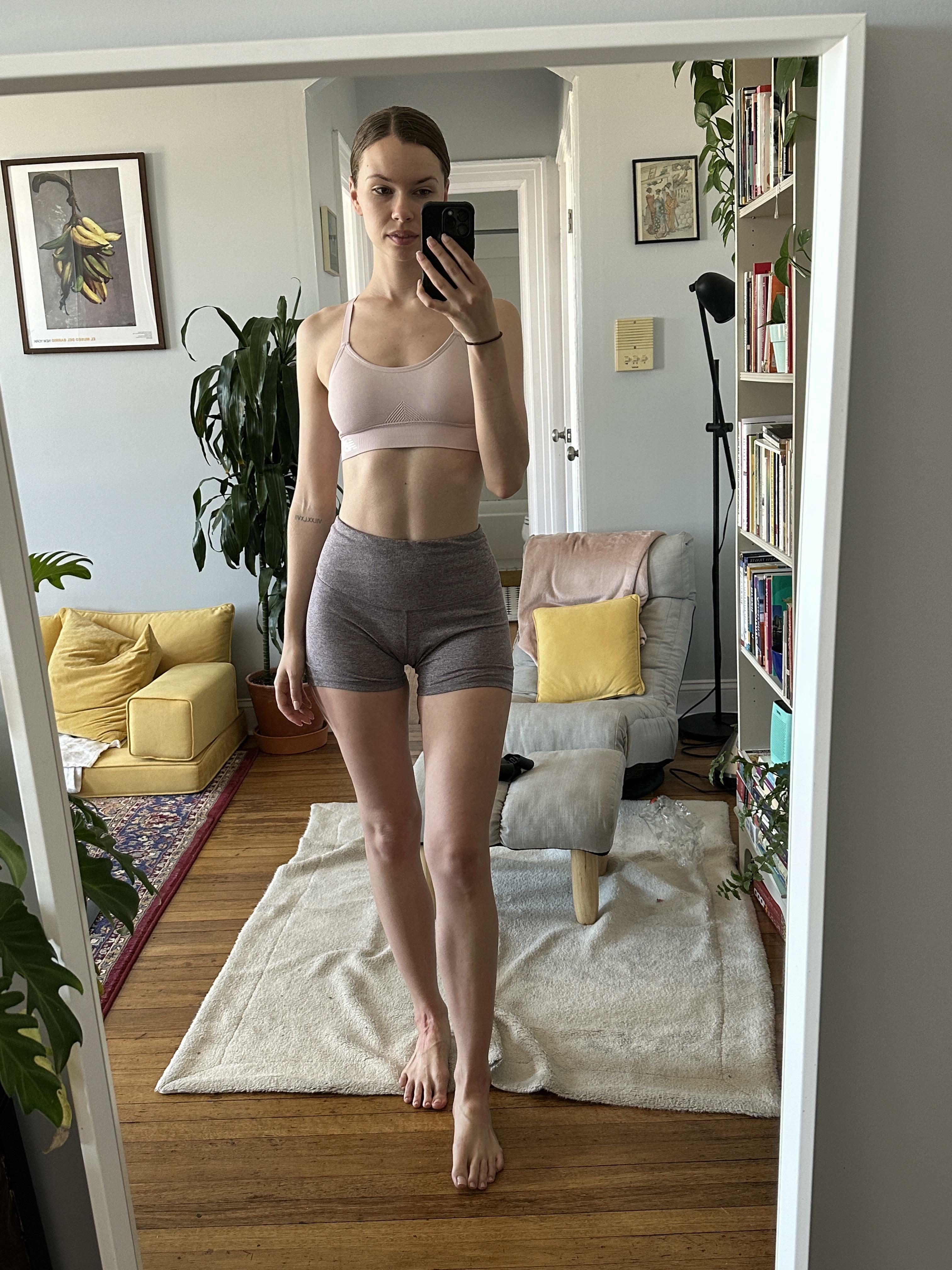 This morning’s yoga look