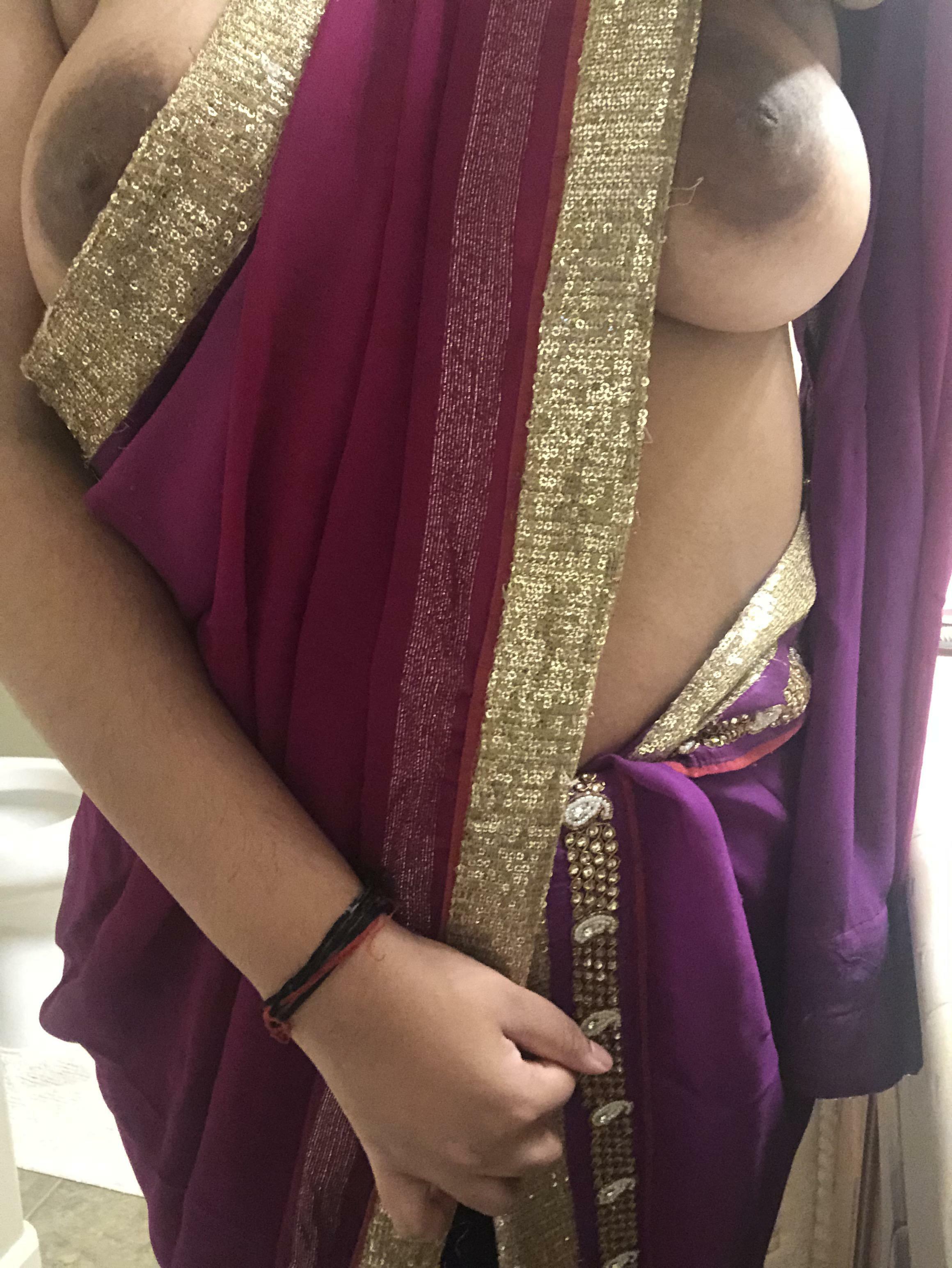 this is the proper way to wear a saree, yeah? (F)