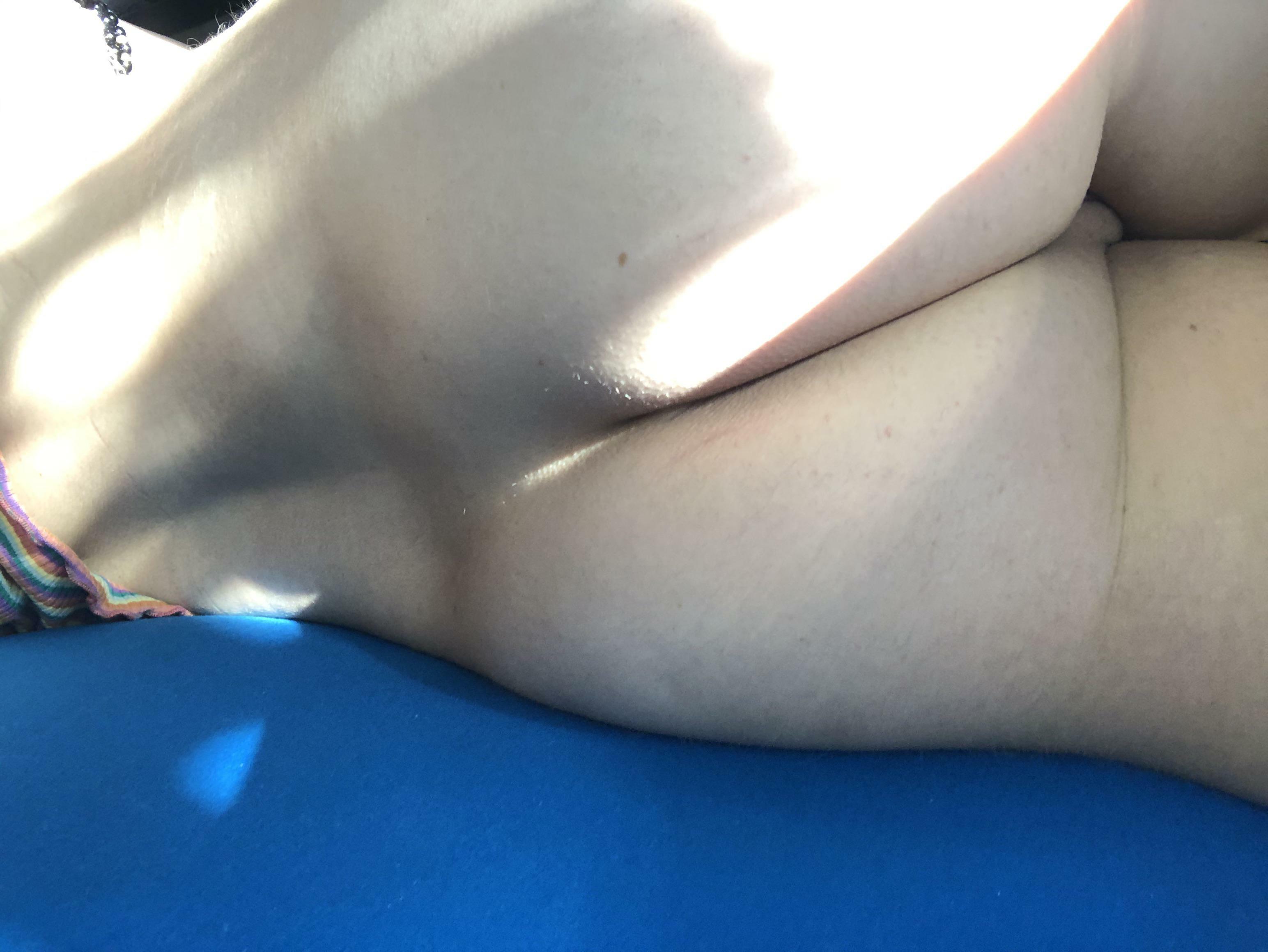 my little butt when I lay on my side