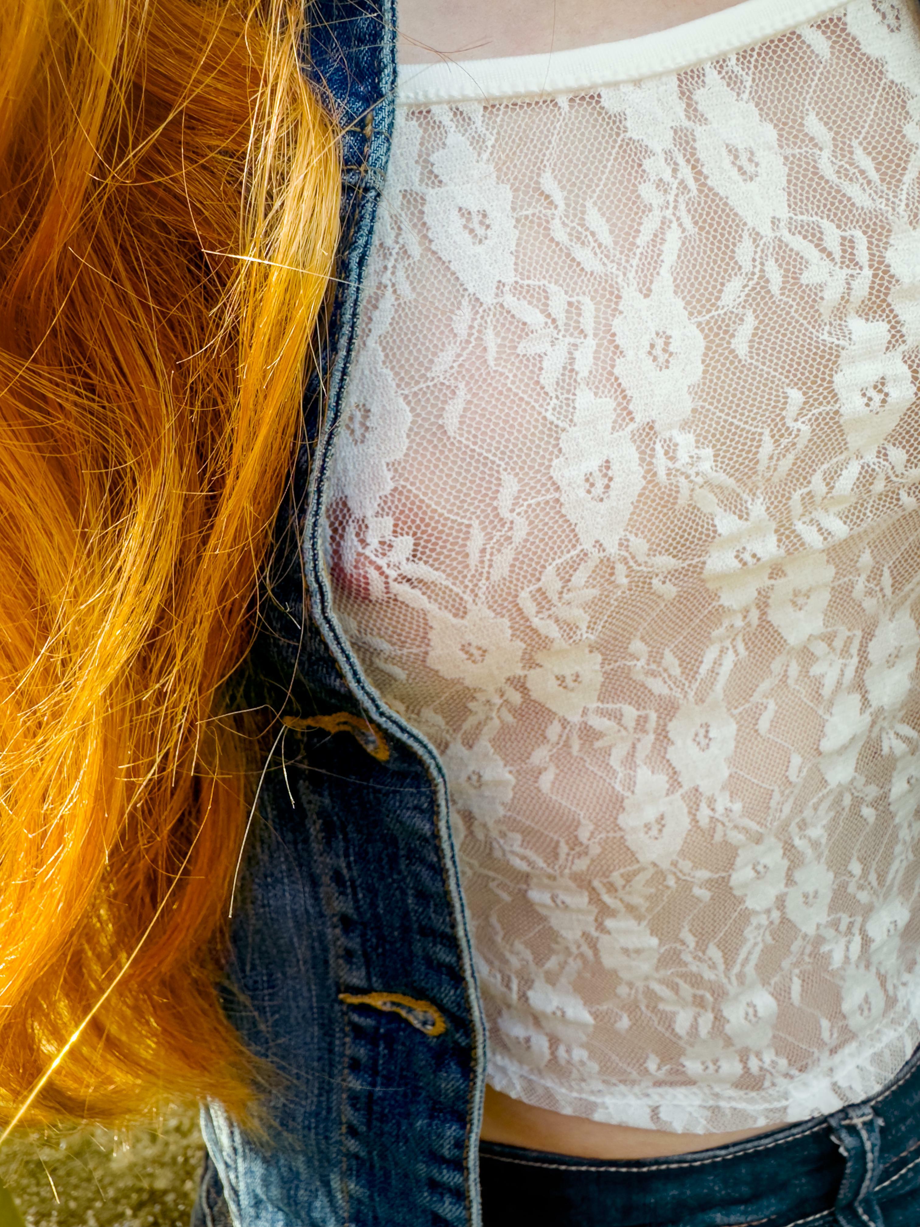 The closest I get to a double D is when I go double denim ?
