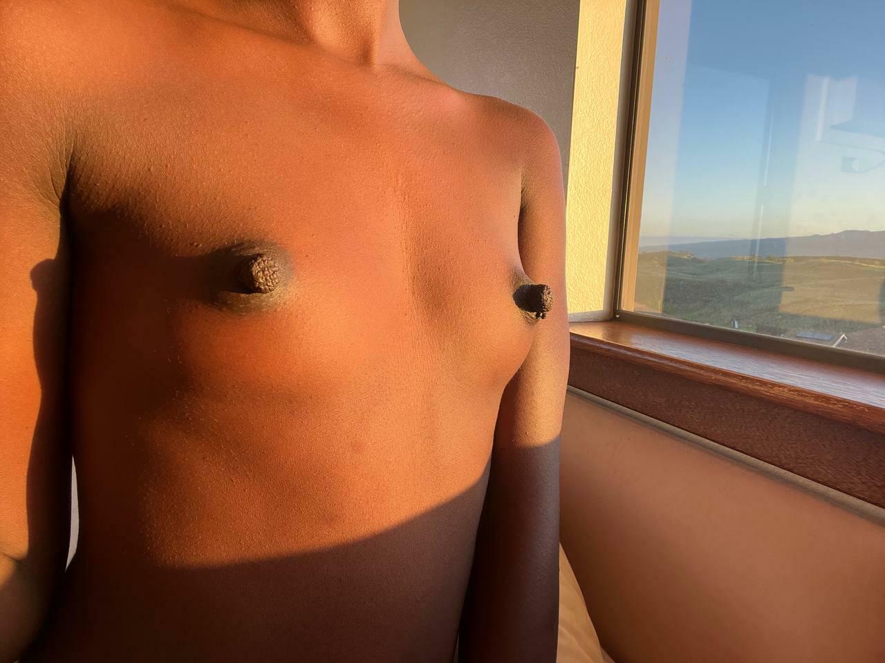 Will you play with my chocolate tits