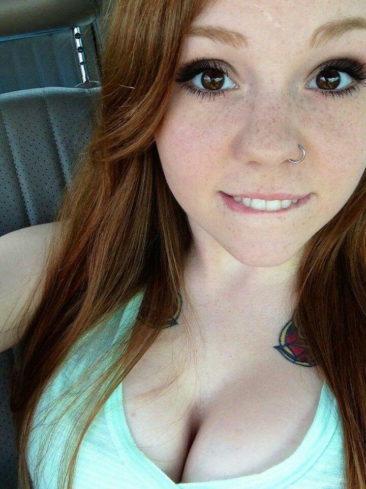 Teal ginger girl