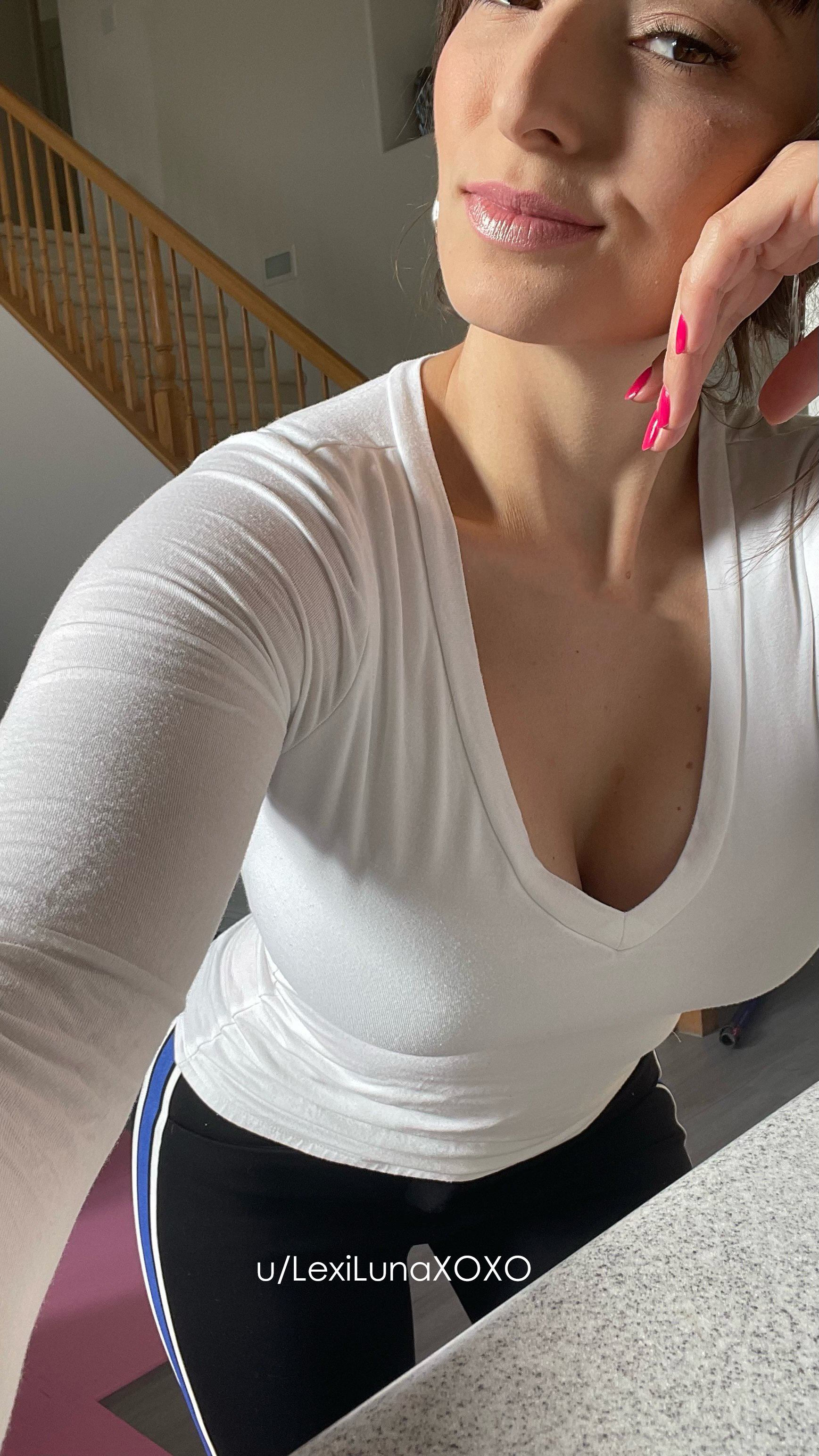 Just a little tease in my workout clothes.