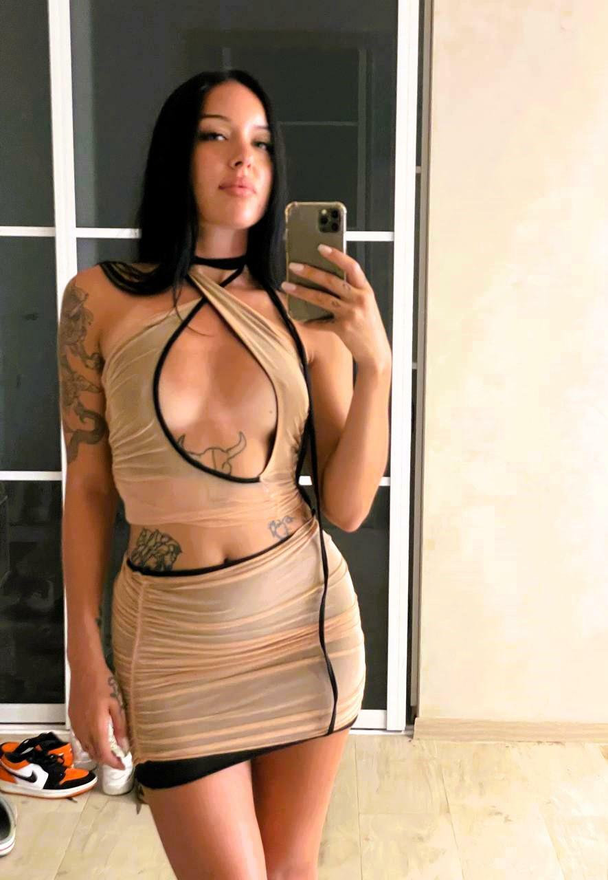 All the men on the street crane their necks when I walk in this outfit.
