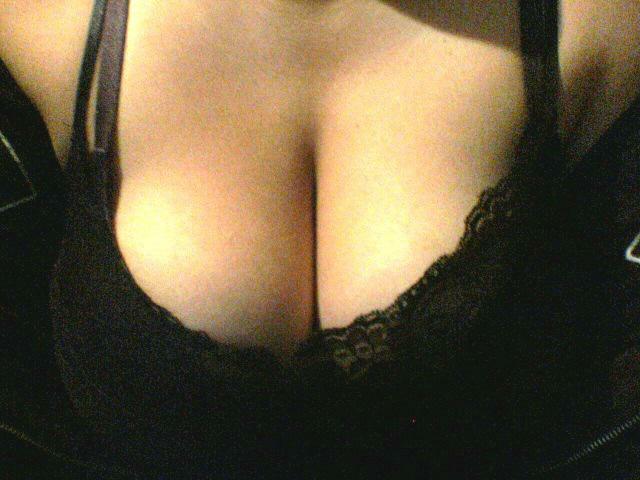 Wife's cleavage