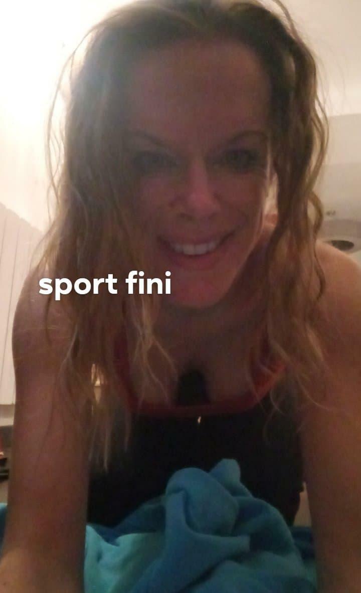 Always taking a selfie after sport session ^^