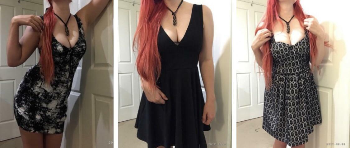 22(f) which dress would you take me out to dinner in?