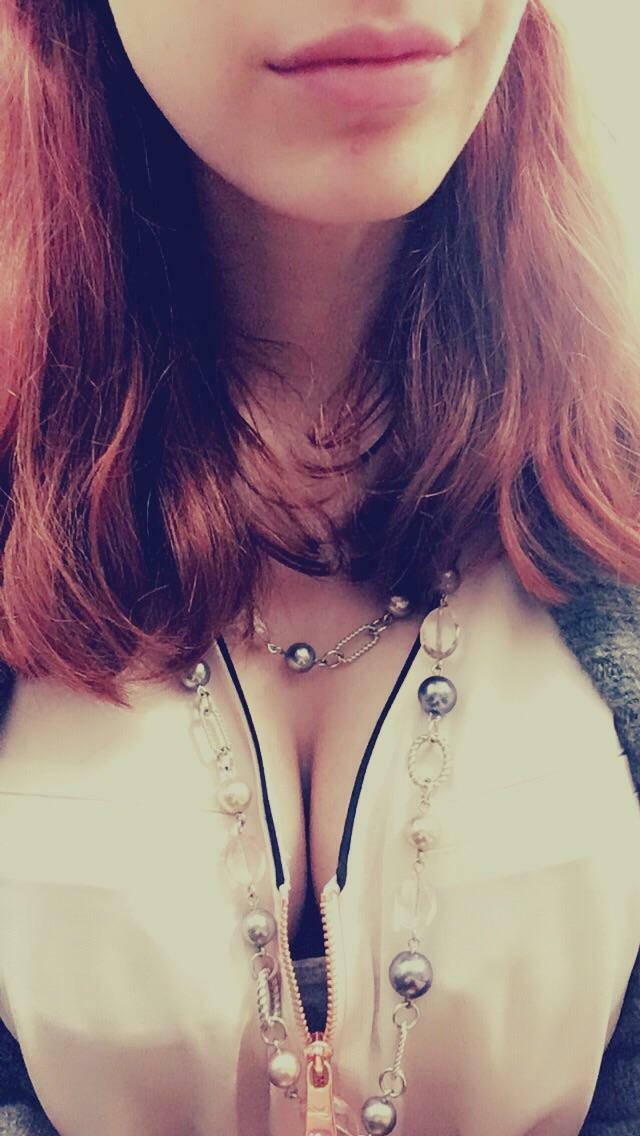 New blouse for work, hope my co-workers enjoy the view ;)