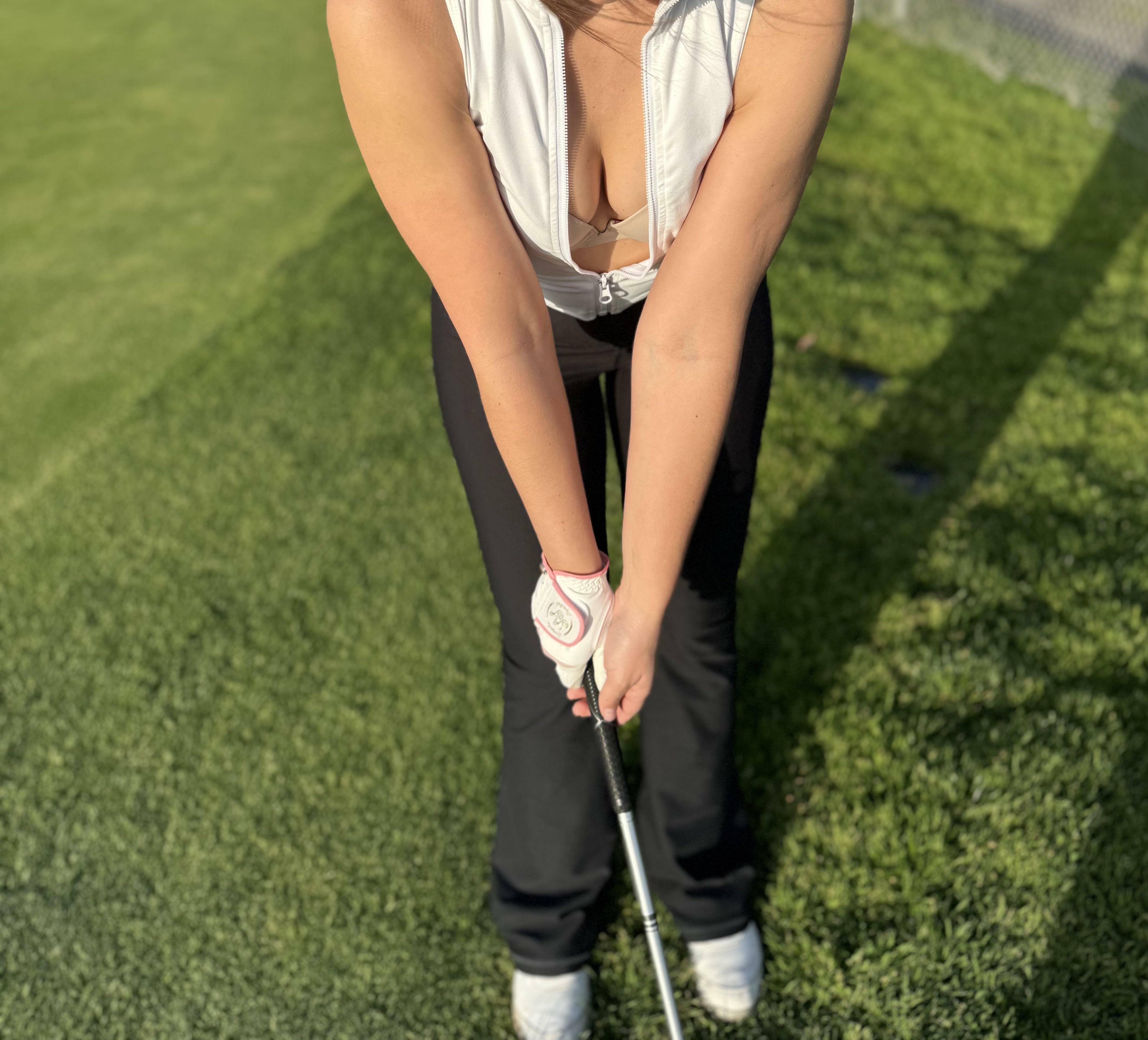 Got a little hot on the course today