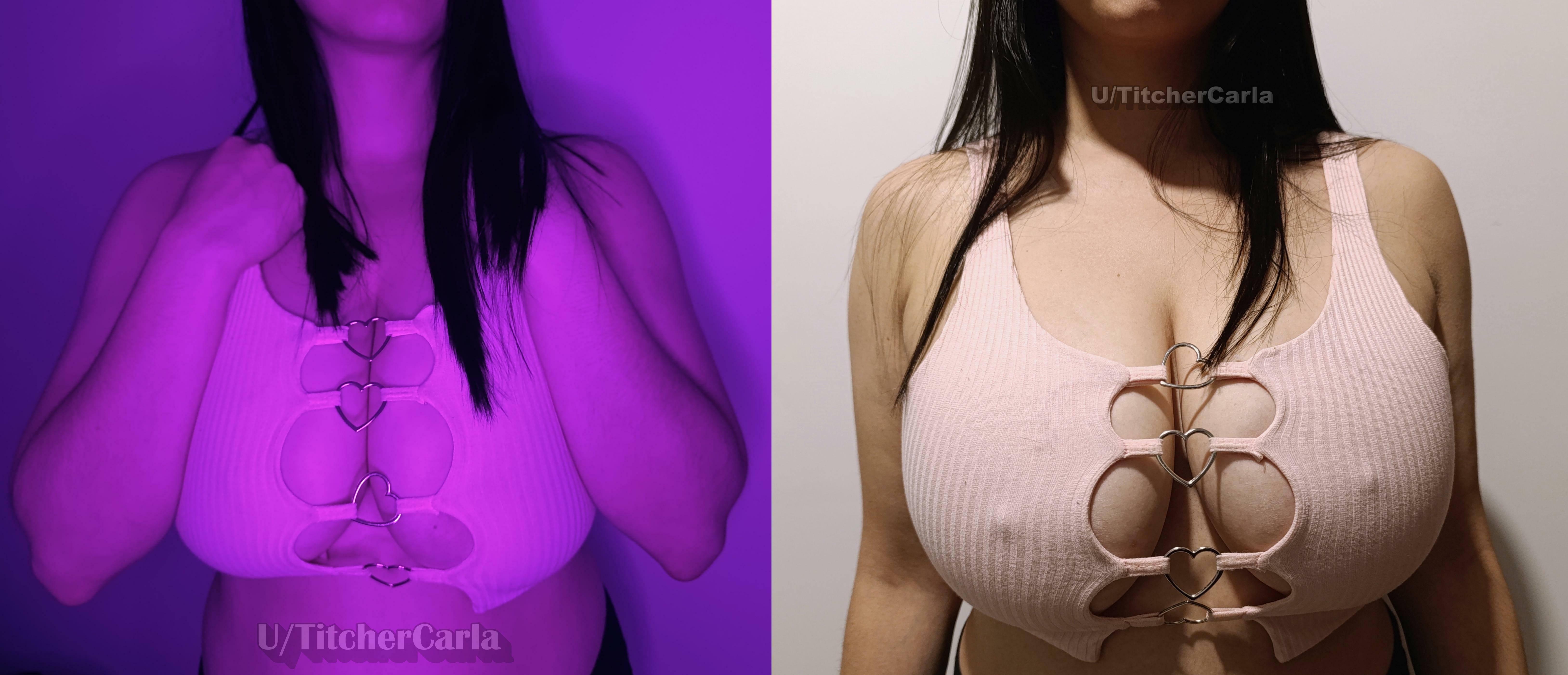 Same cleavage different season.  Left or right