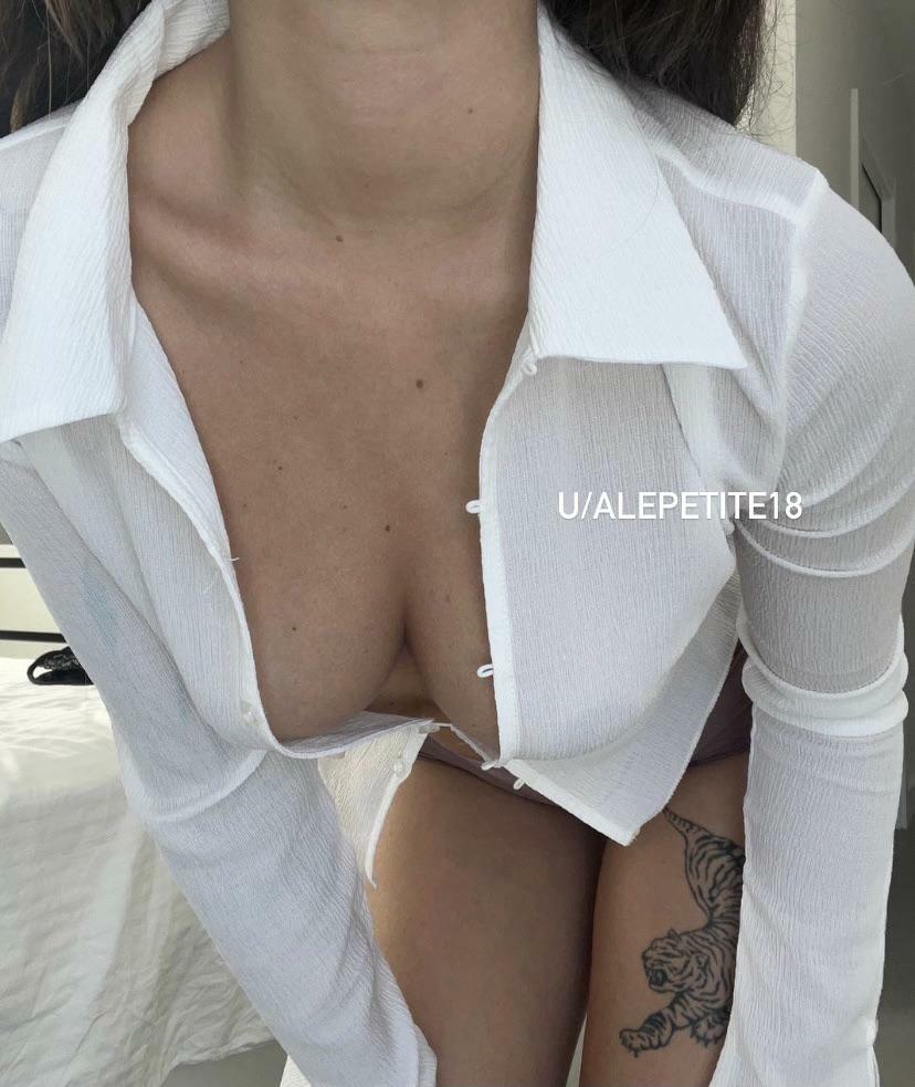 always no bra under white shirts