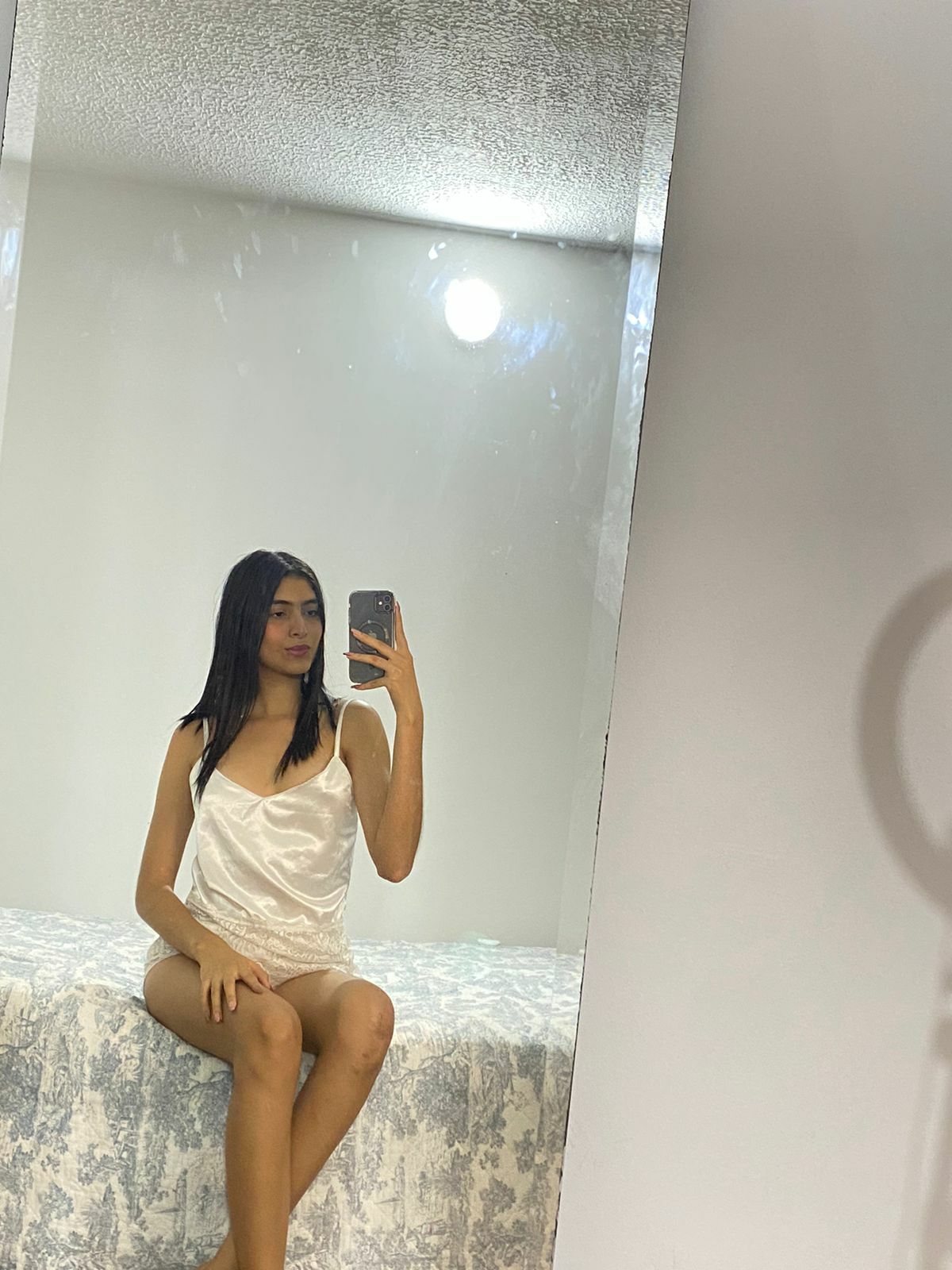 This latina babygirl is waiting for some bed action with you