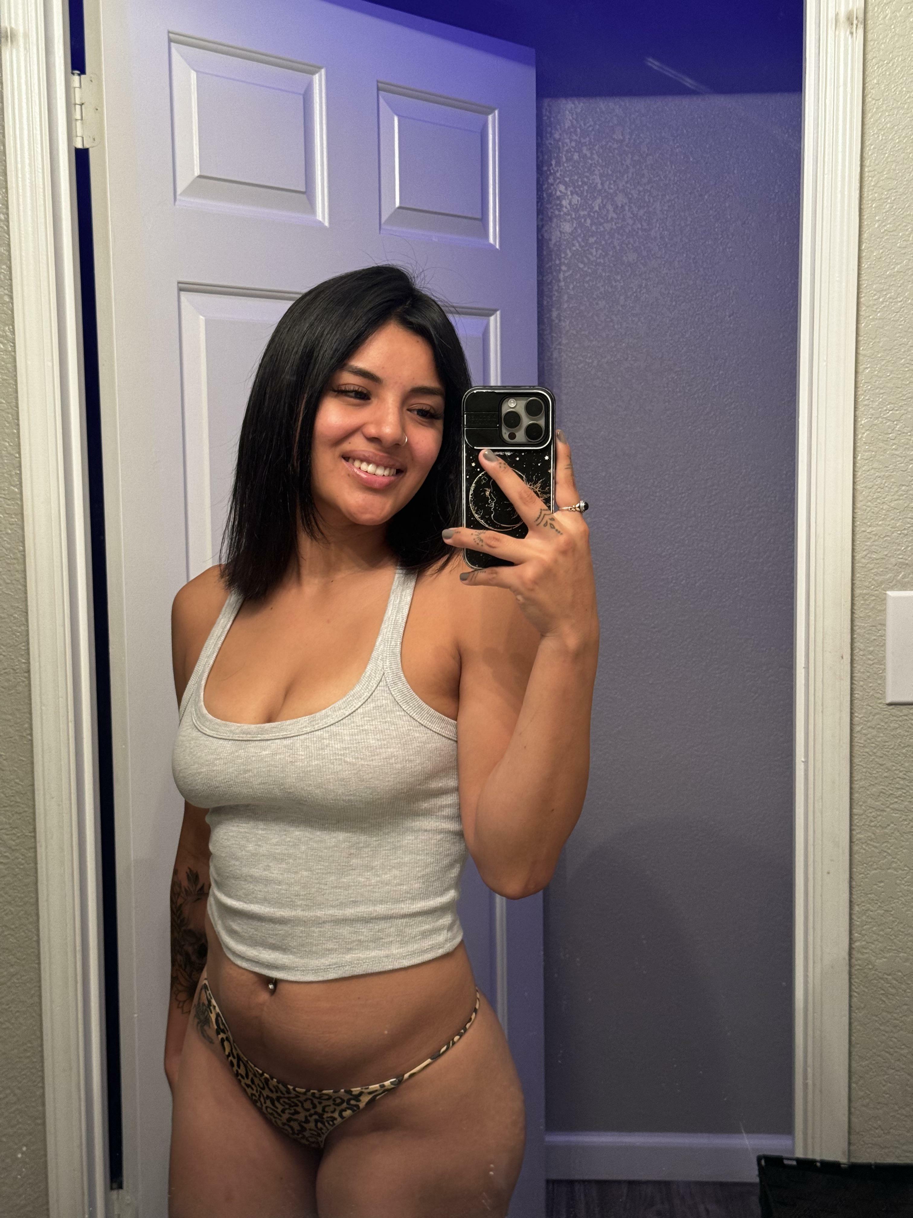 Wearing my favorite panties?do you like them?&lt;3