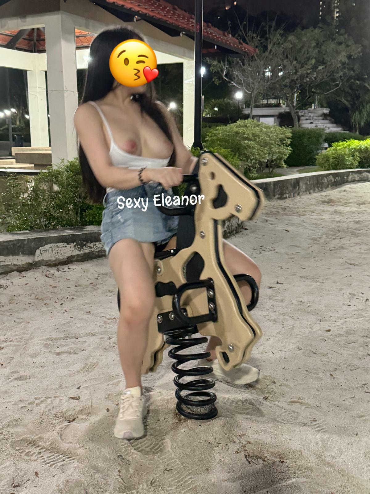 Training my riding outdoor at SG somewhere park. Wish it was you instead ?