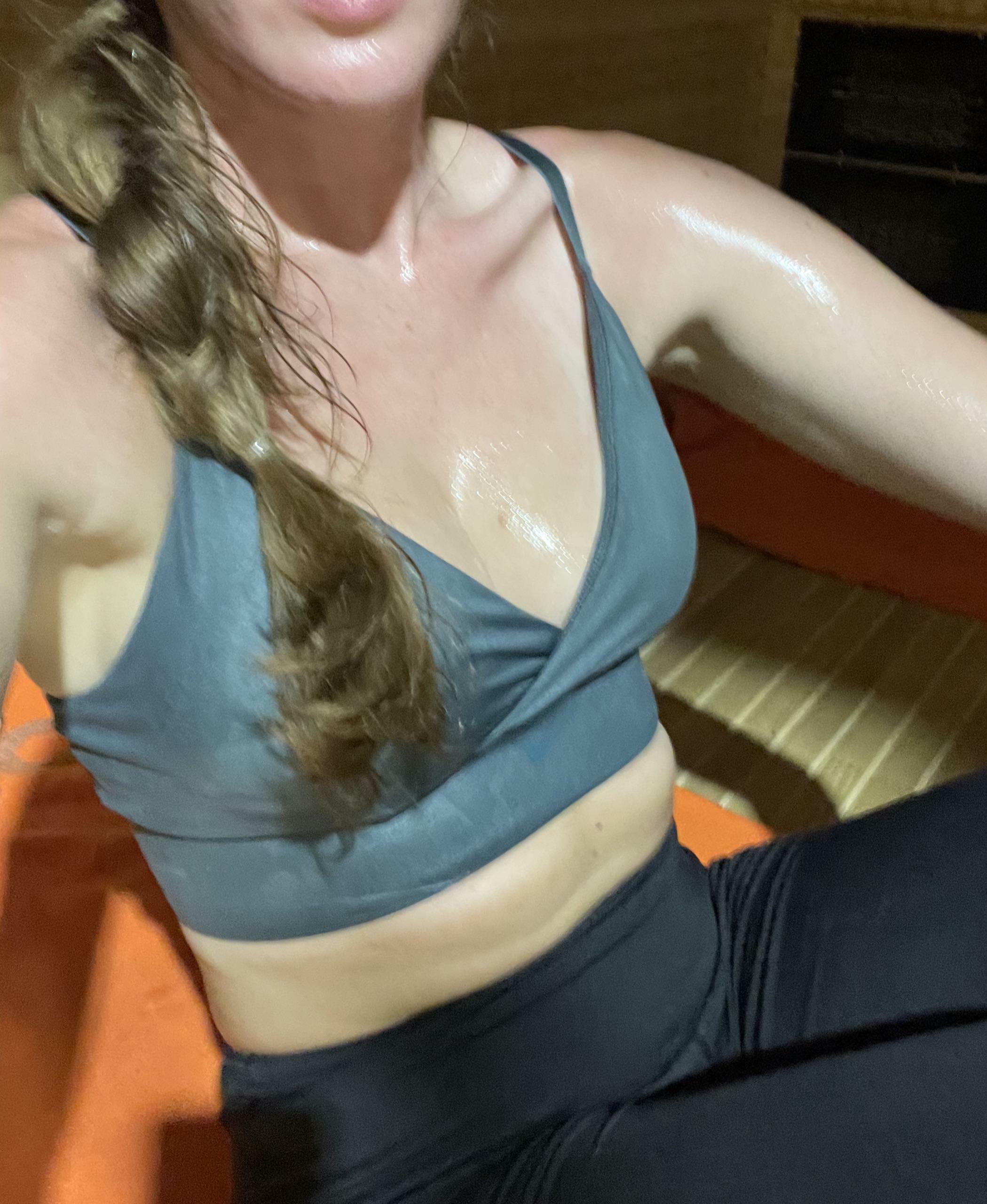 I got super sweaty…I’m definitely looking forward to getting out of these wet clothes - I wish you could watch.