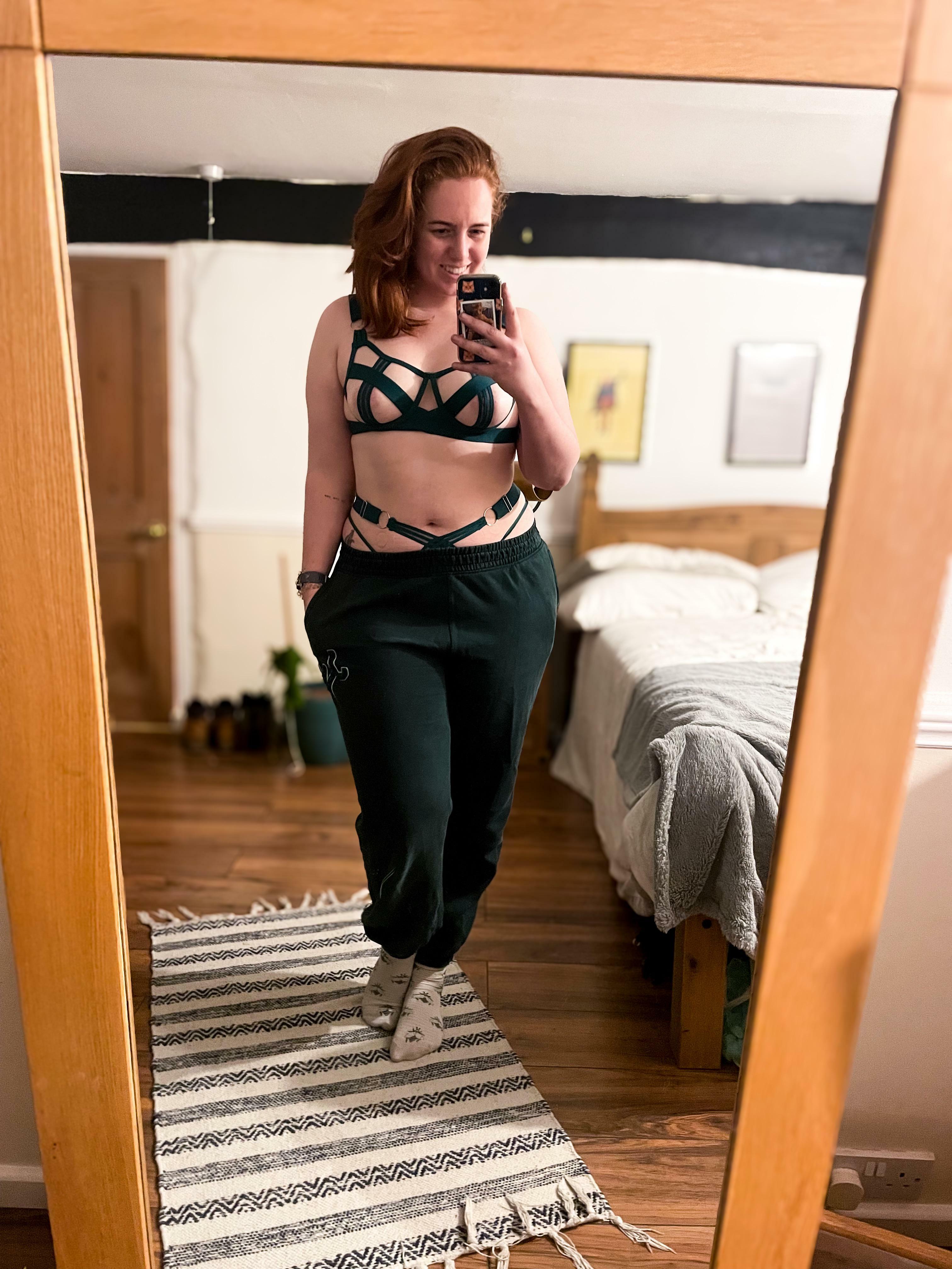 Matching my lingerie to my loungewear