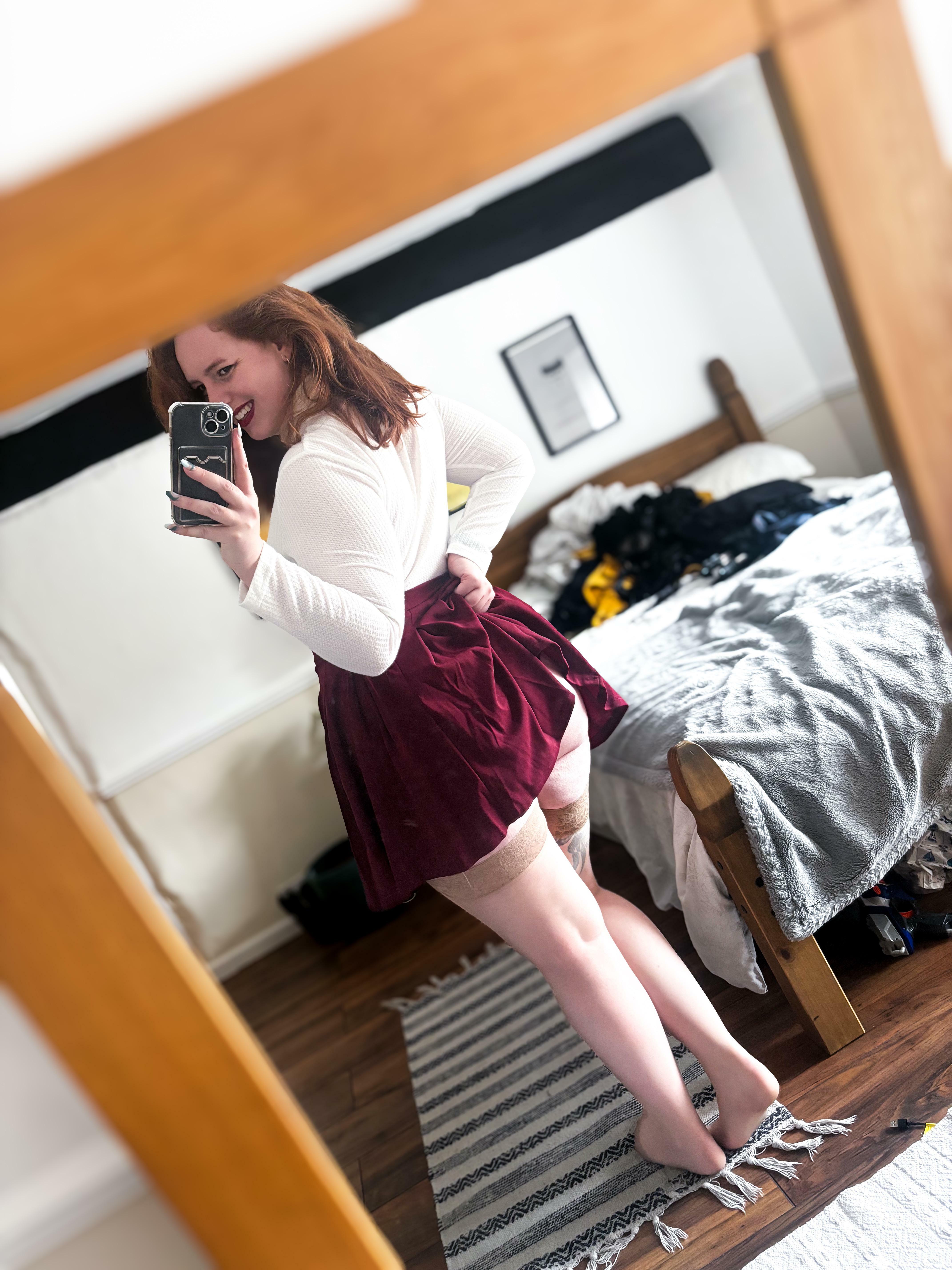This redhead loves to tease