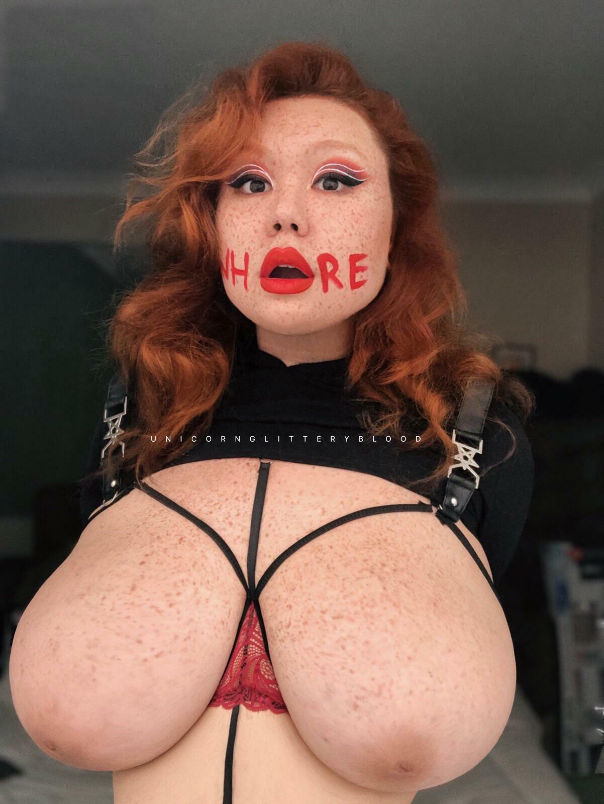 I’m a whore, use me as my intended purposes! in Redhead