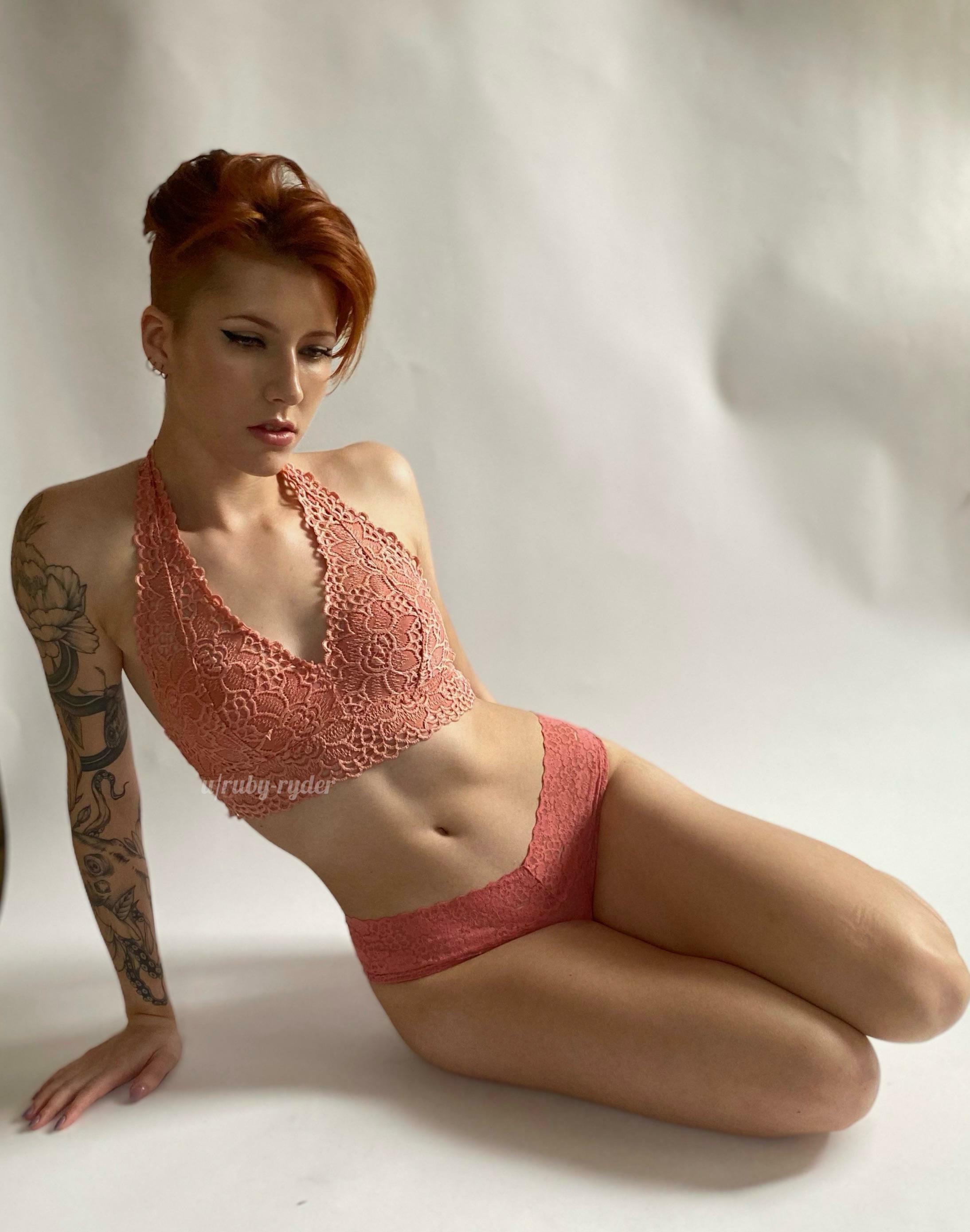 This bralette is the first piece of cute lingerie I ever got