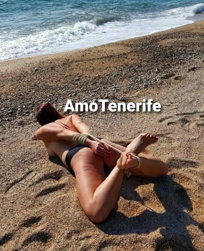Nice Beach Bondage in the Canary Islands