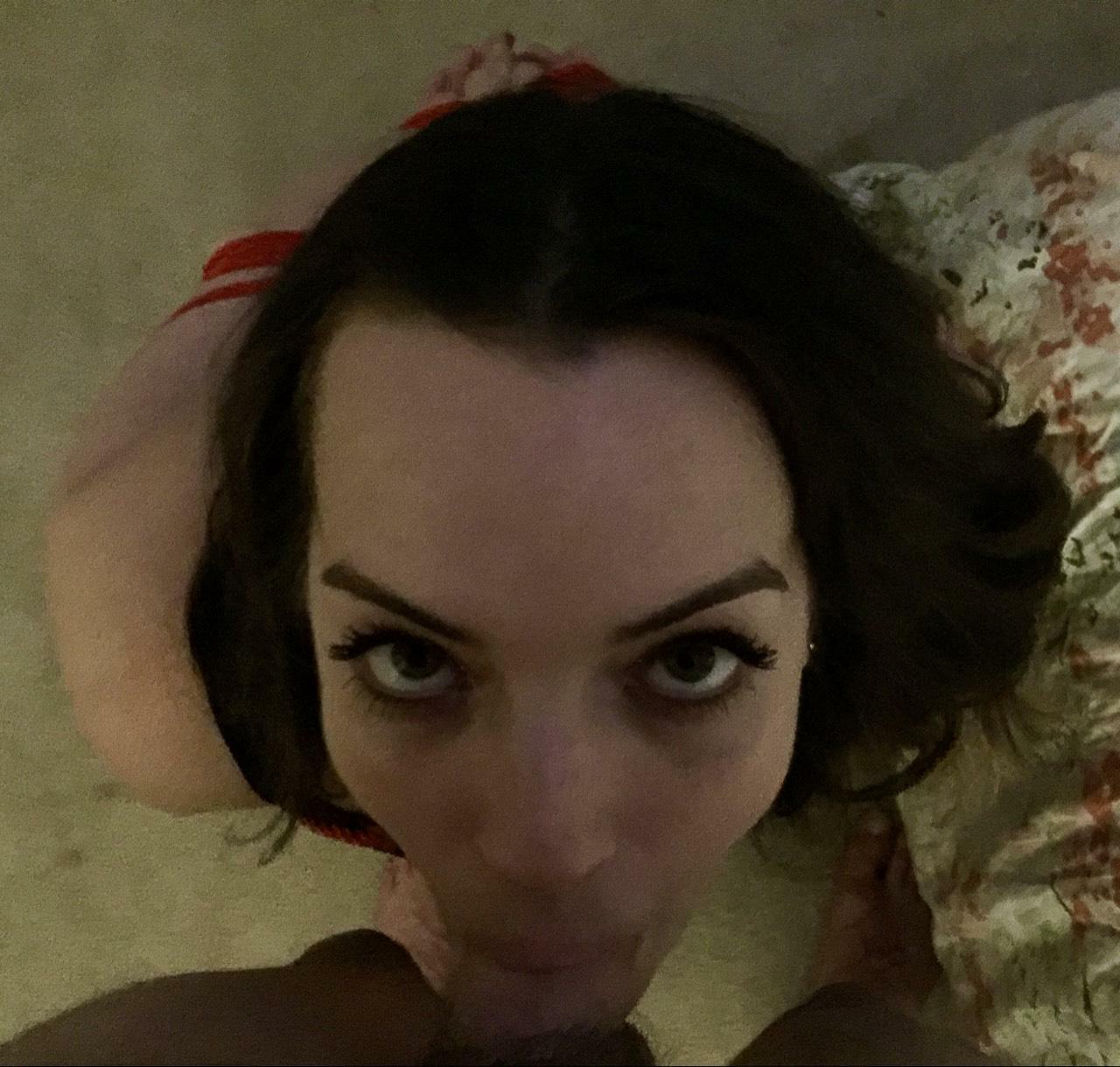 You can see in her eyes how desperately she wants it.