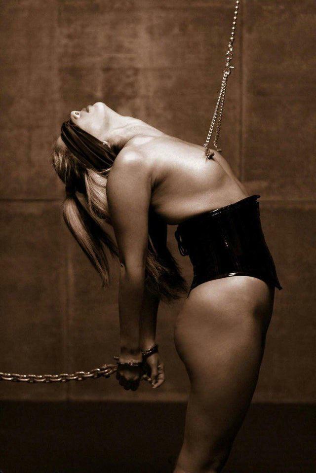 Submissive and clamped..