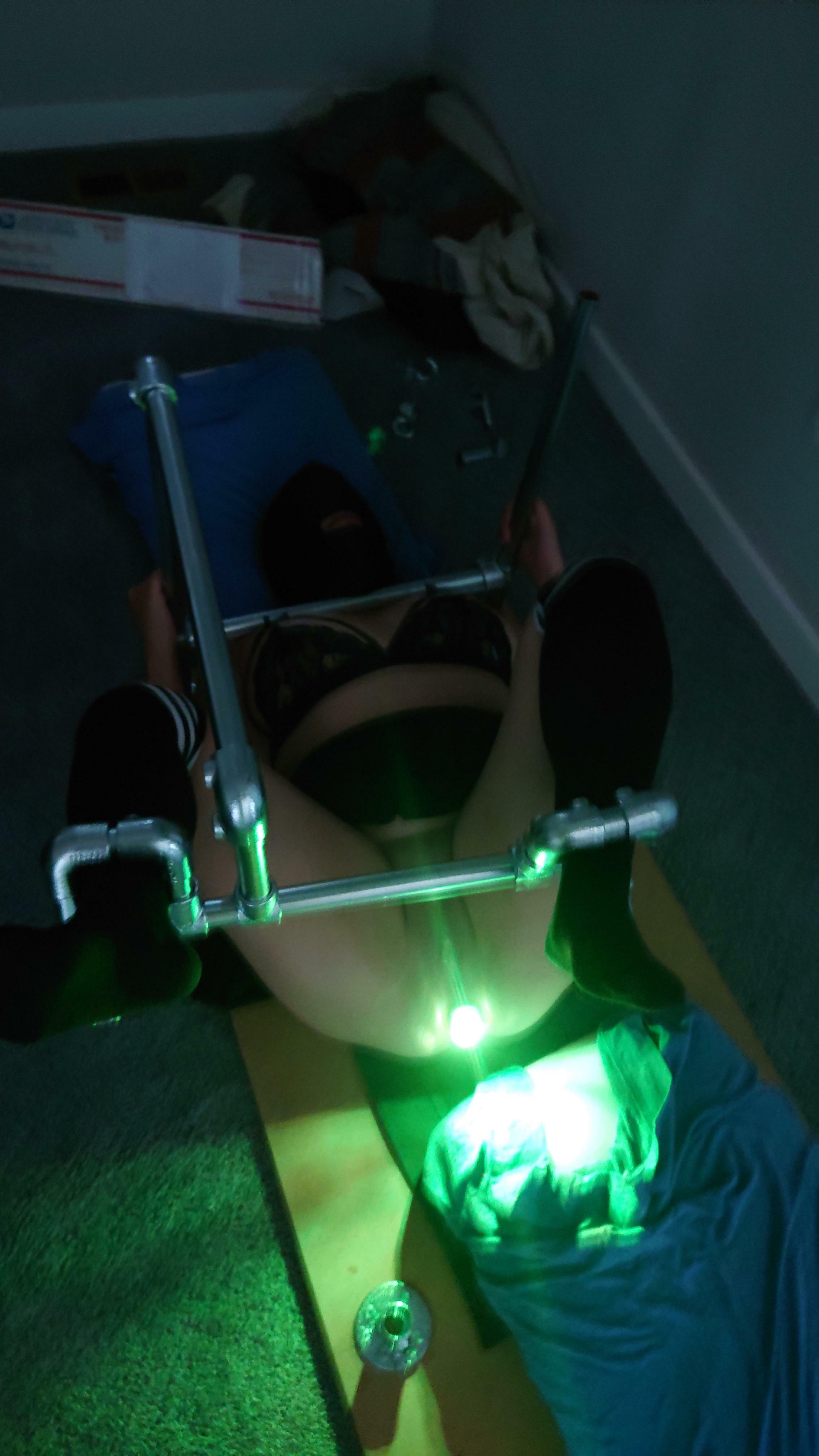 Metal Bondage with a light ?