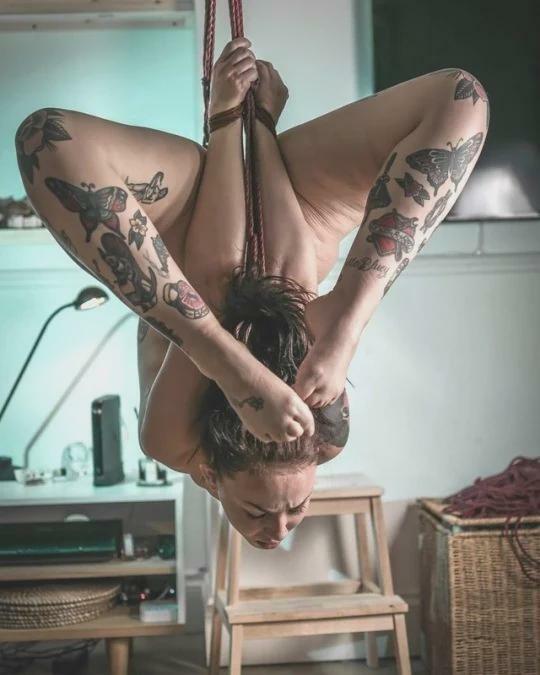 Flying like her butterflies