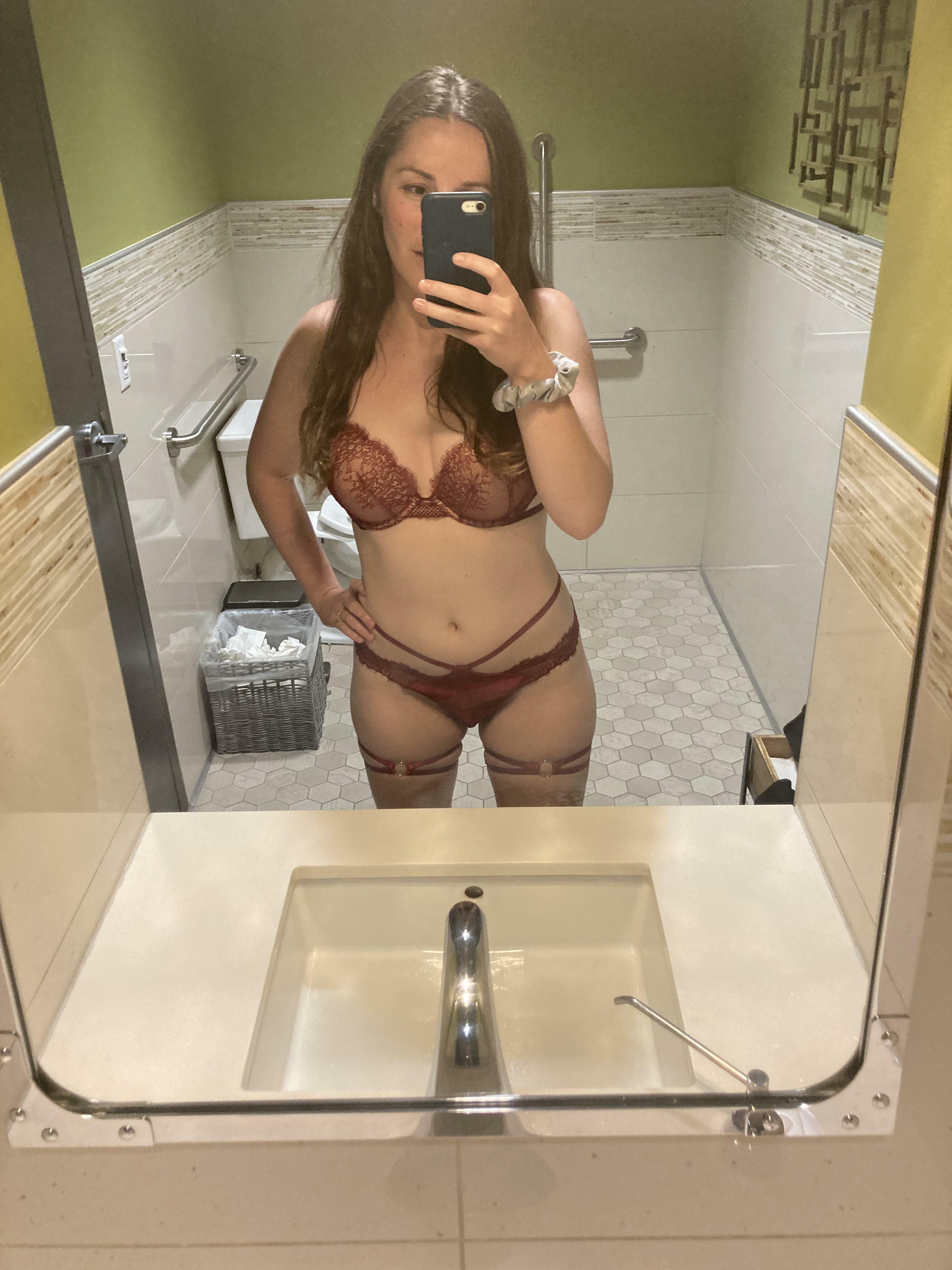 Slipped away from dinner with my husband to send this to another man... funny enough they both loved it in Cuckold