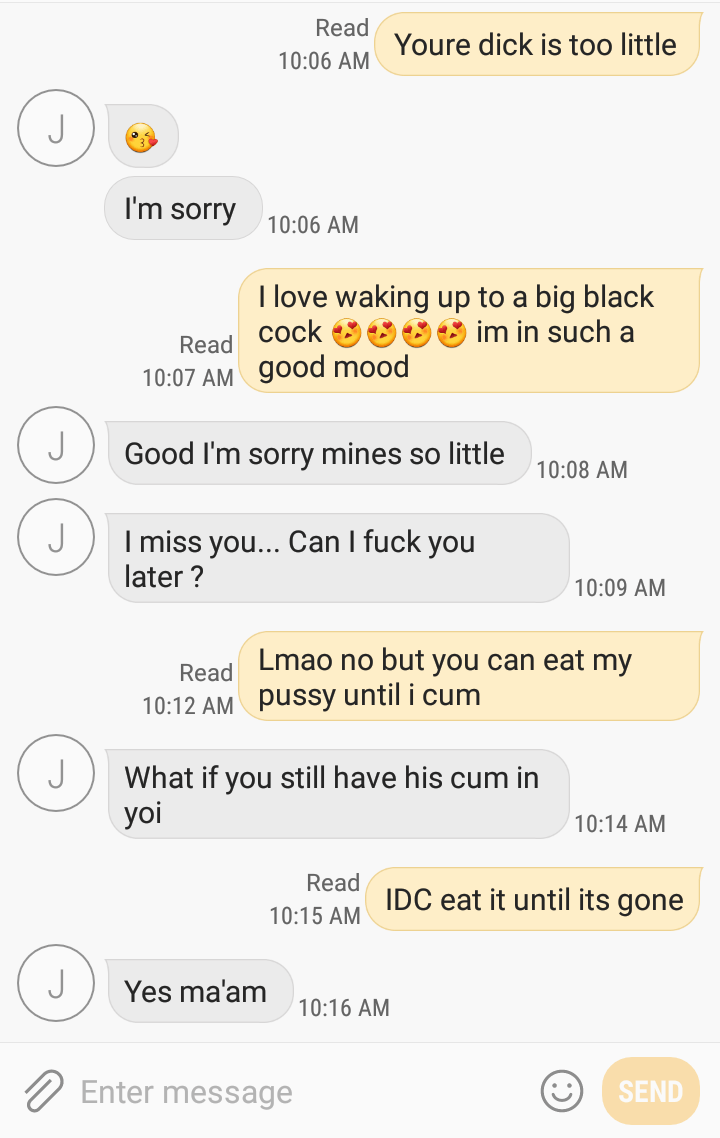 Will post pics of my bitch eating it later ðŸ˜‹