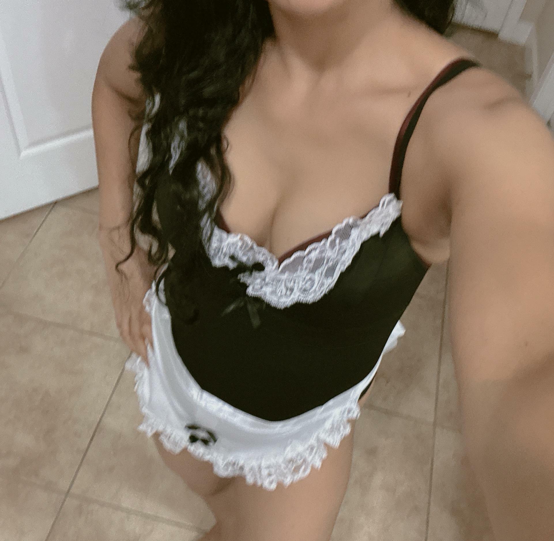 My wife’s slutty maid costume  !!