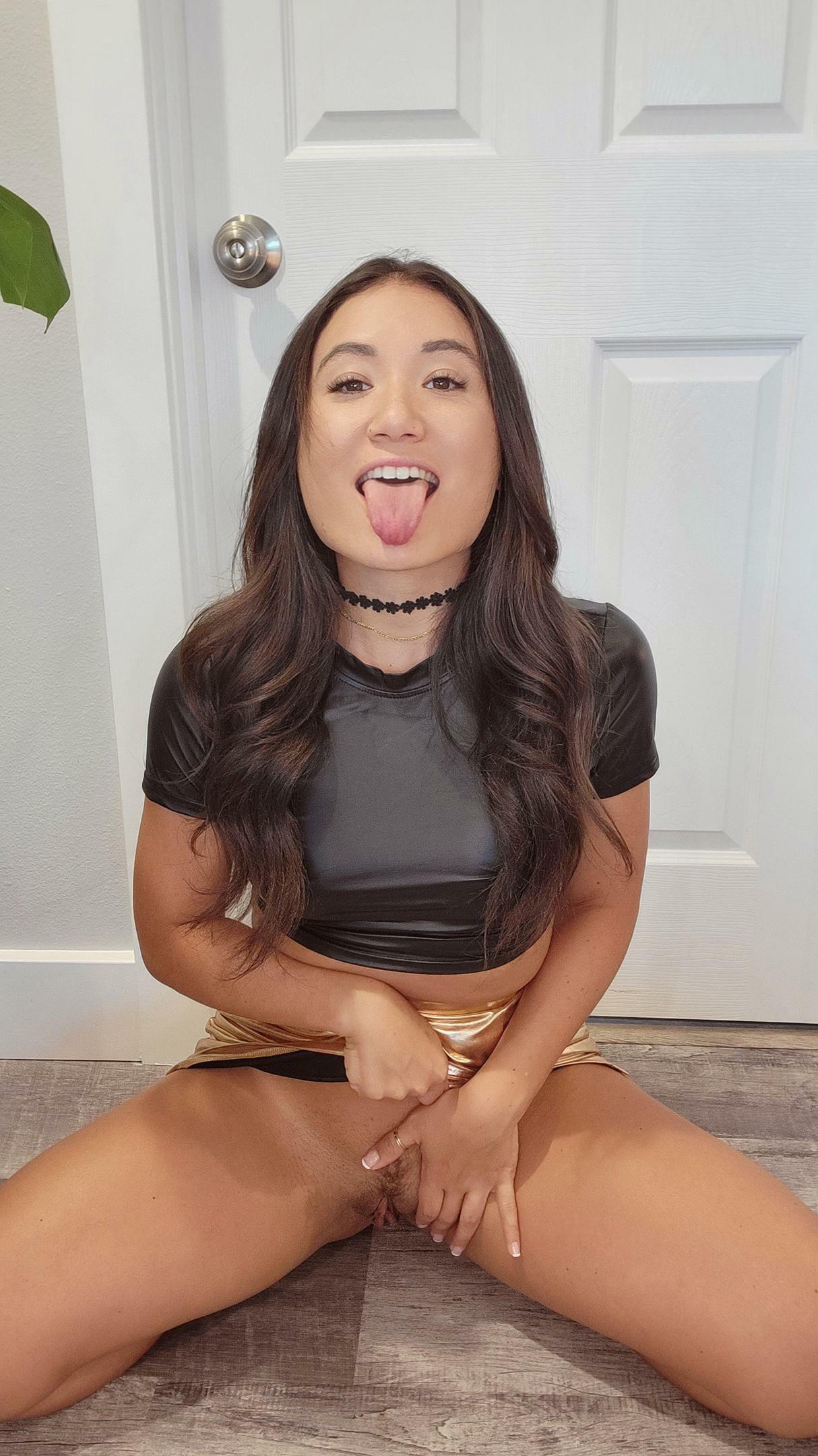 Goofing around with a cheeky upskirt moment