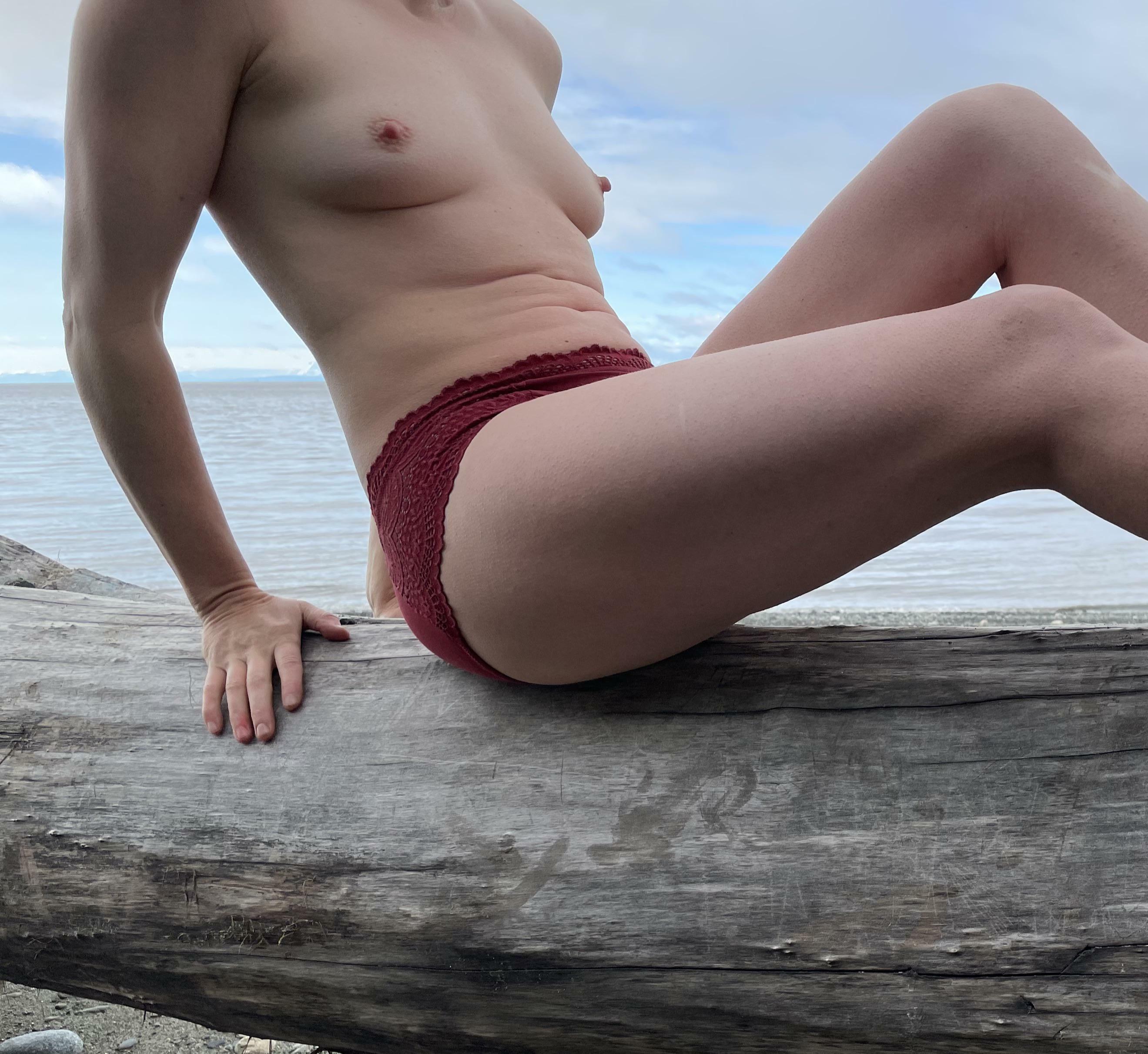 Pale Alaskan at the beach