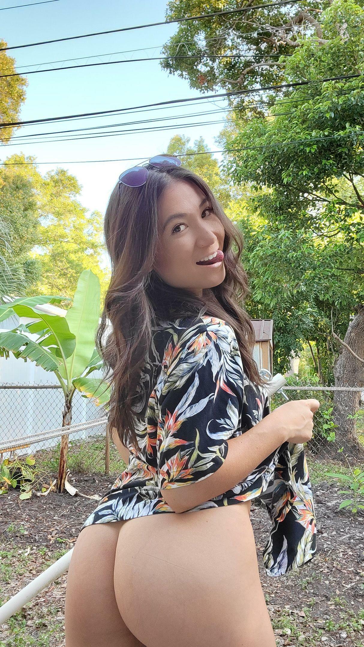 I walk around the house like this cause I can't find my panties?