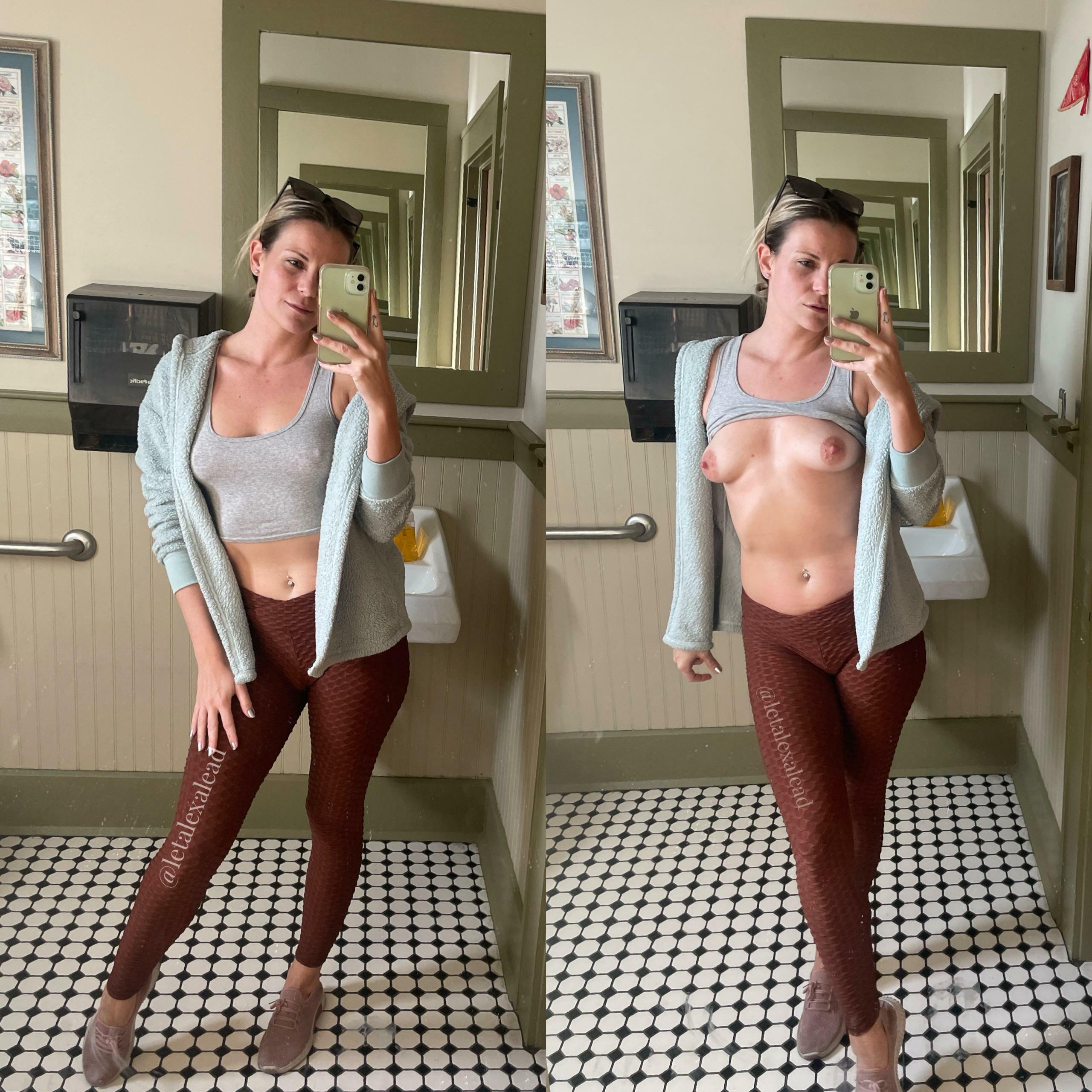 My nipples were showing through already so I figured I’d show off my perky sexy tits !