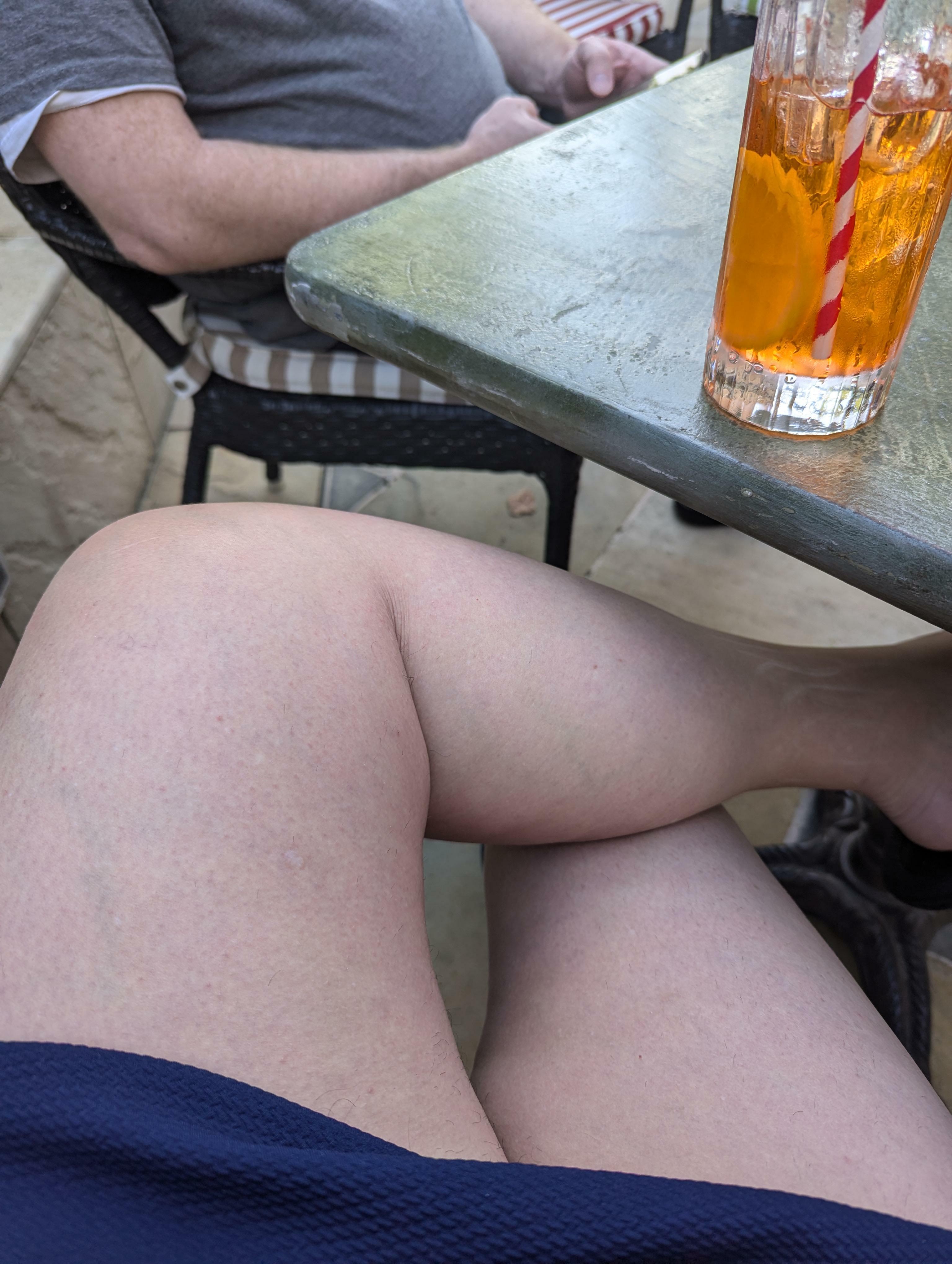 Enjoying the Tuscan weather