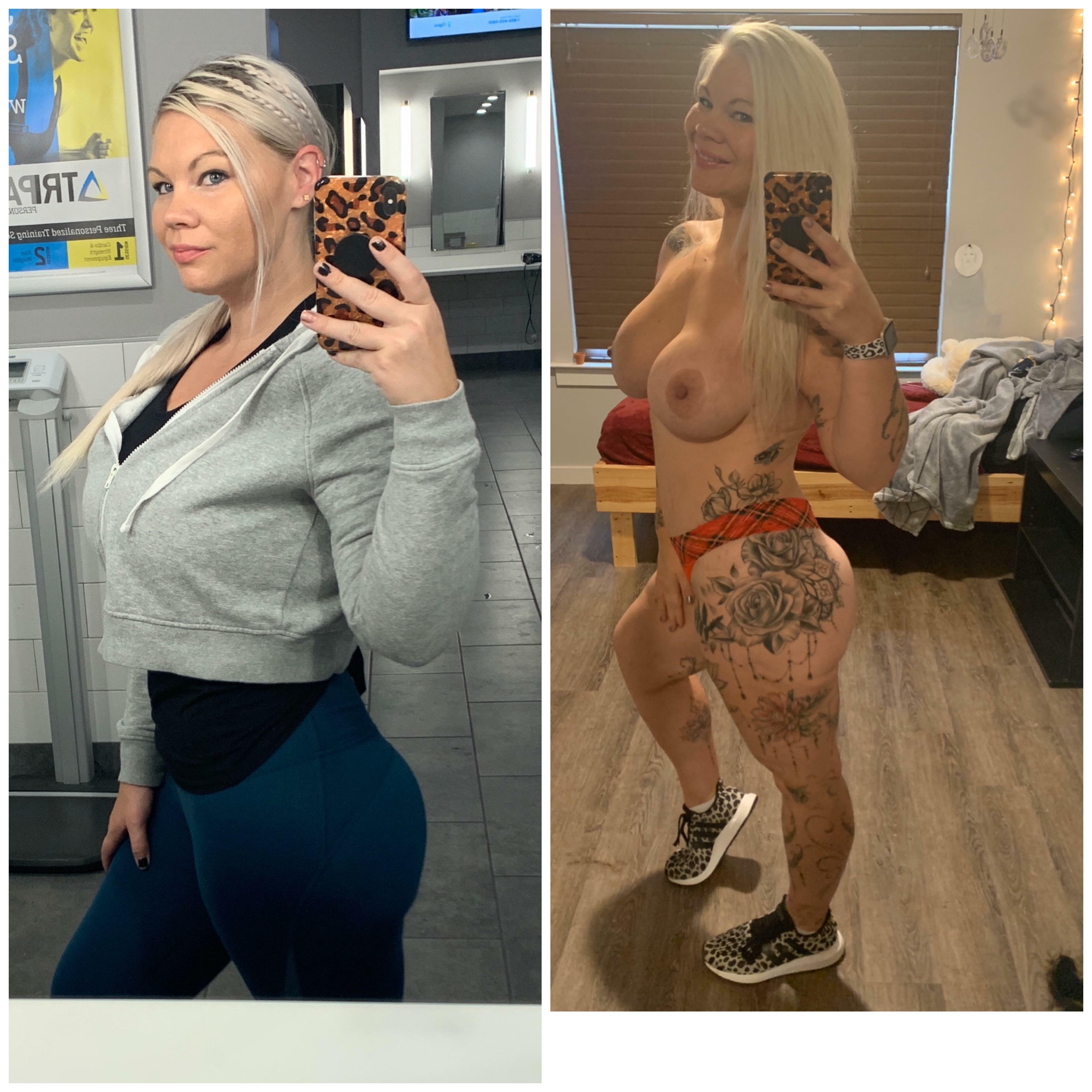 As requested here is an in and out of gym clothes with my FACE!!!ðŸ˜³ðŸ˜³ðŸ˜³