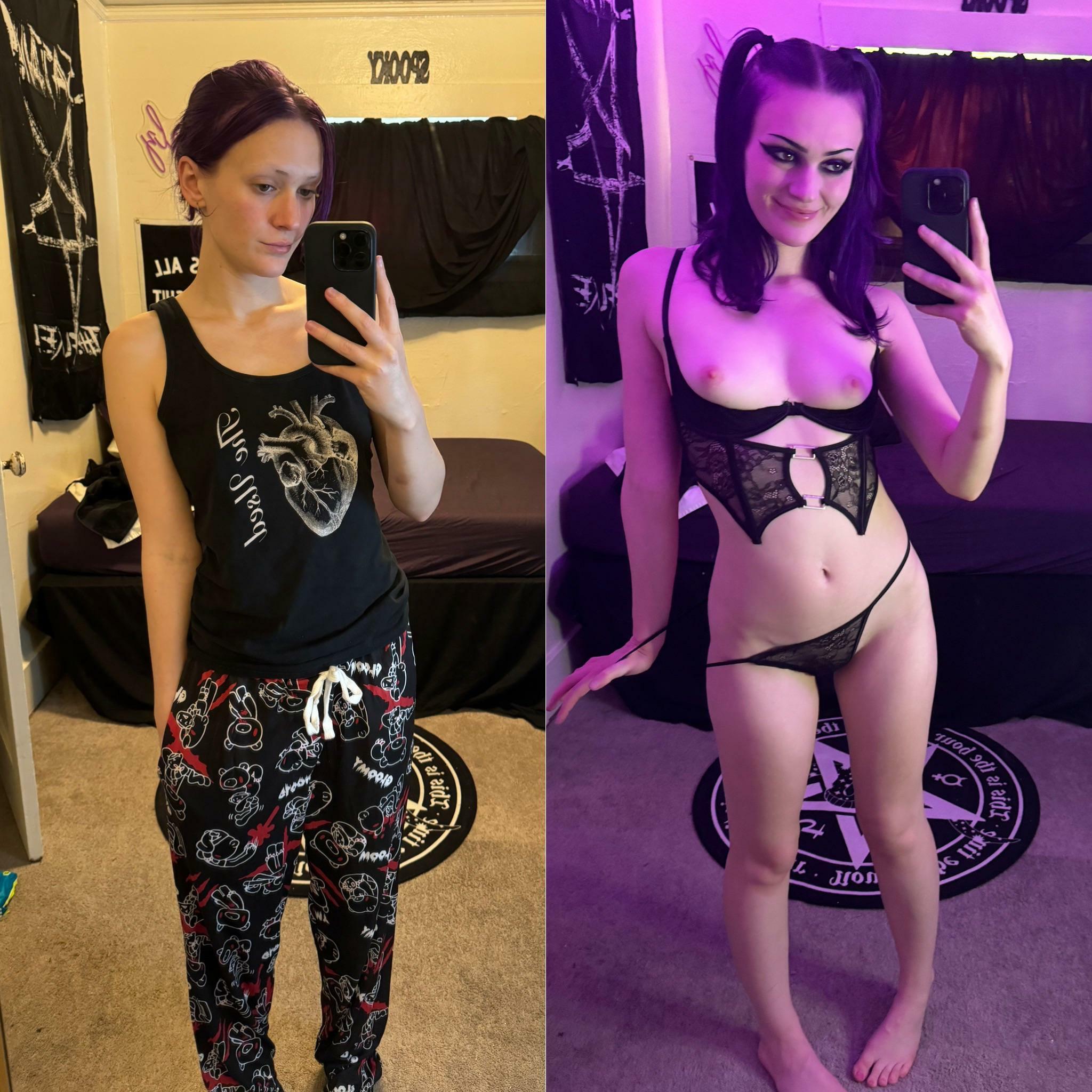 Two versions for you to fill up with cum