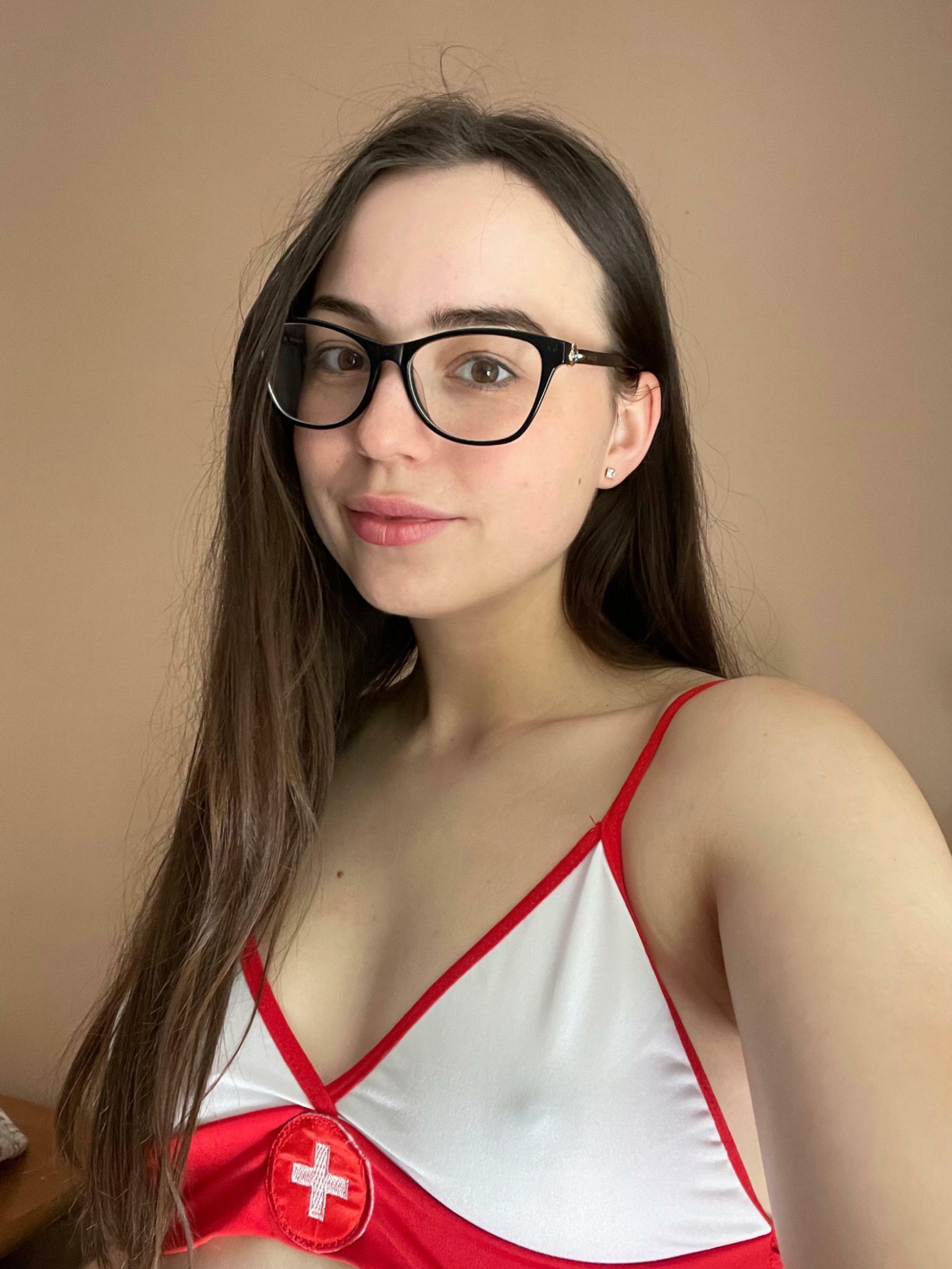 At 19, the glasses look good on you:)