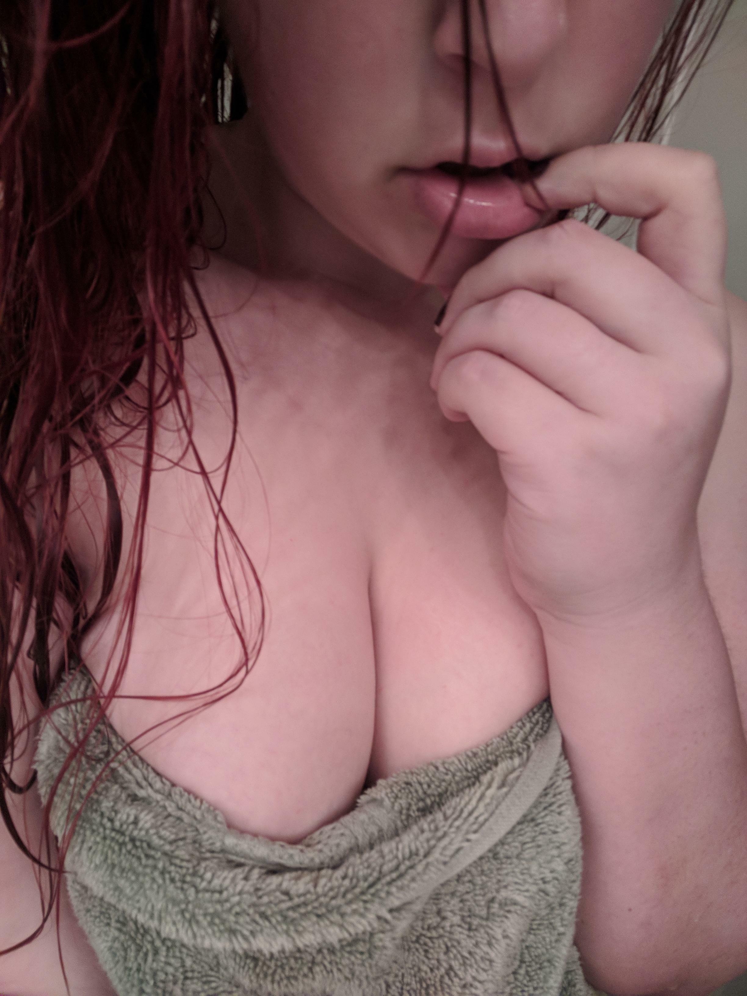 Lips, tits, and fingertips