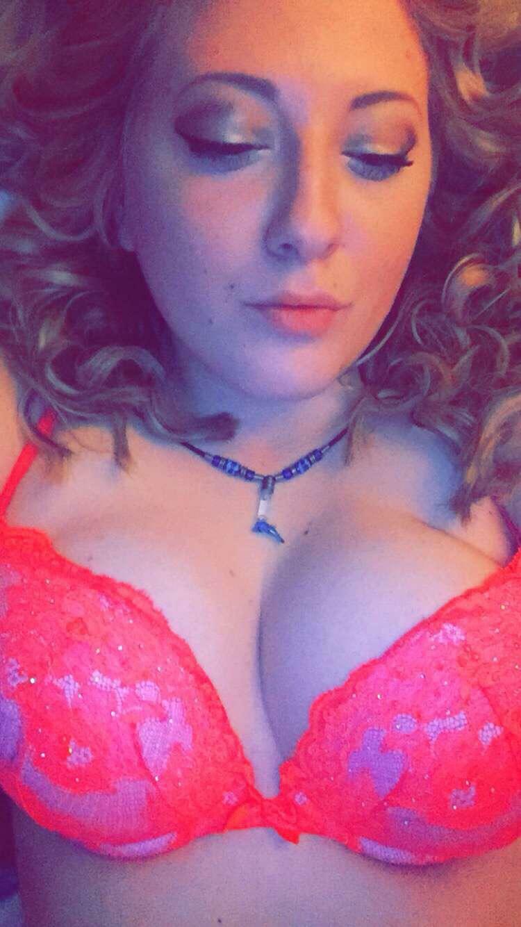 Hot pink bra