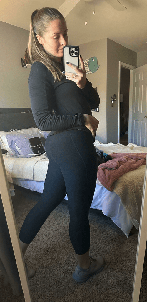 perhaps you will join me for a run if I'm wearing my yoga pants
