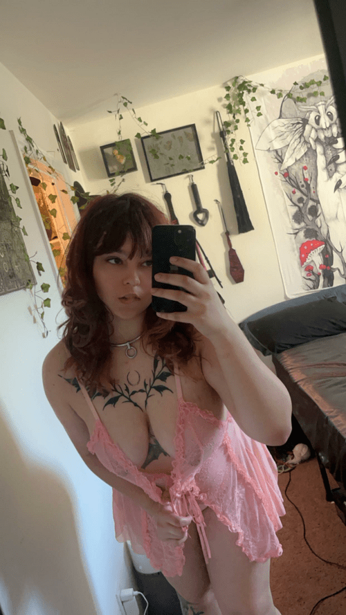 Dainty pink lingerie