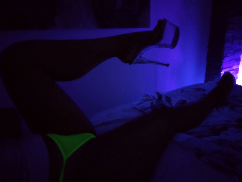 Neon lingerie