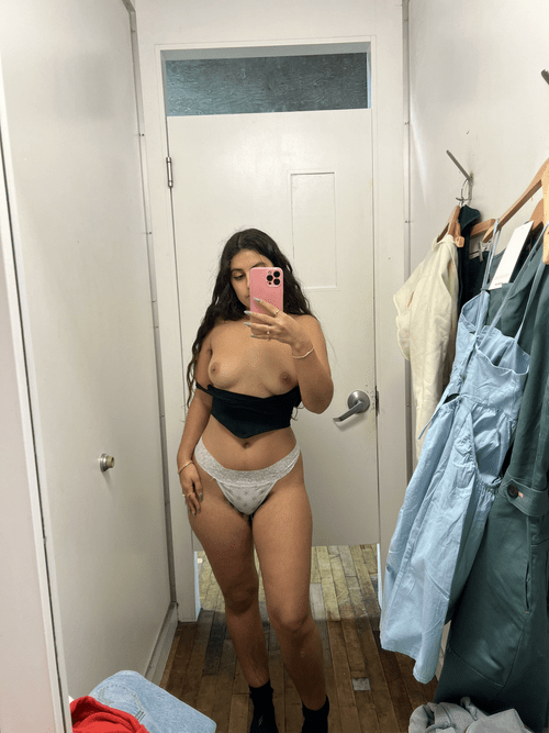 Fuck me in the changing room then buy my clothes