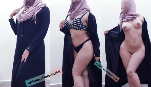 When you're a good muslim but also a good slut. (f)