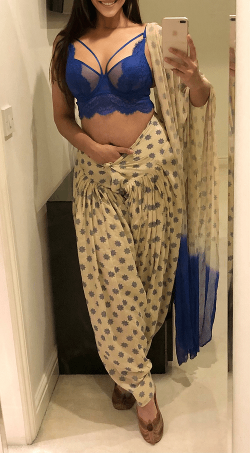 Sometimes a girl just wants to wear something traditional...? British Punjabi Indian