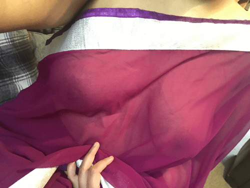 Tried my sari on again tonight! What do you all think? Keep or not to keep? [F23]